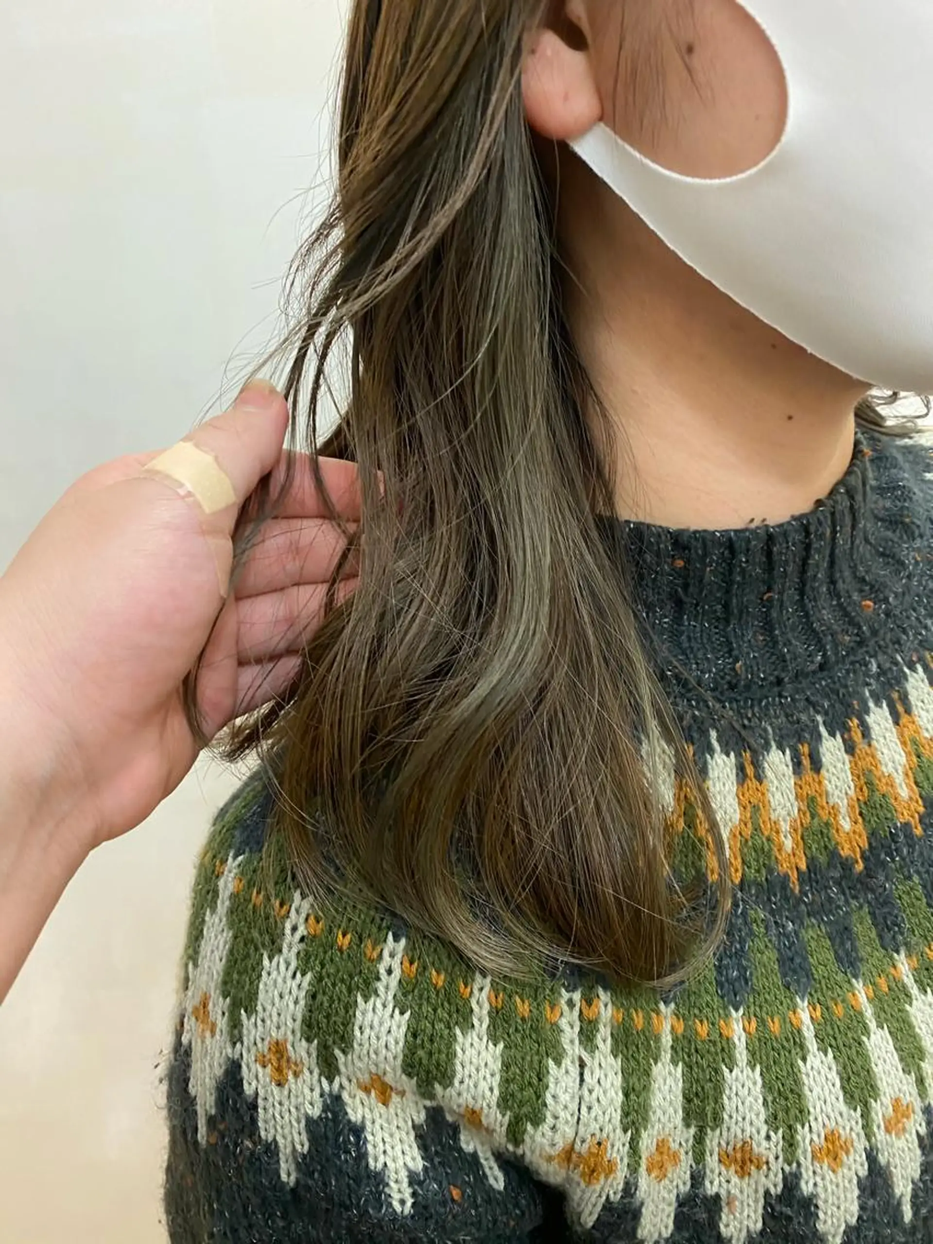 カラー イヤリングカラー hair&eyelash Truth所属・名古屋市北区/黒川/ Truth上谷綾子のヘアスタイル