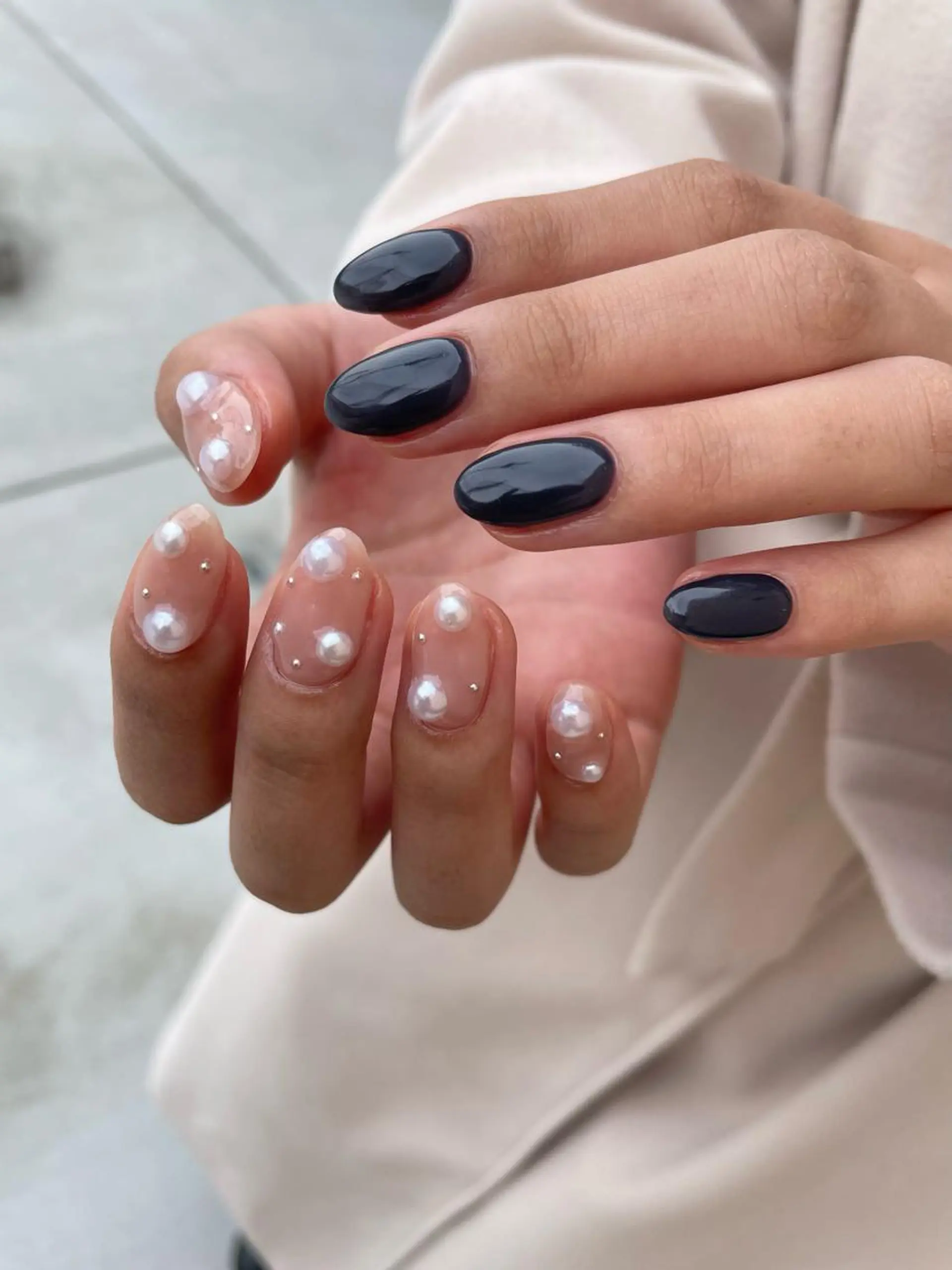 ロング カラー ヘアアレンジ キッズ ネイル マツエク・マツパ アイブロウ 福田 加奈のネイルデザイン