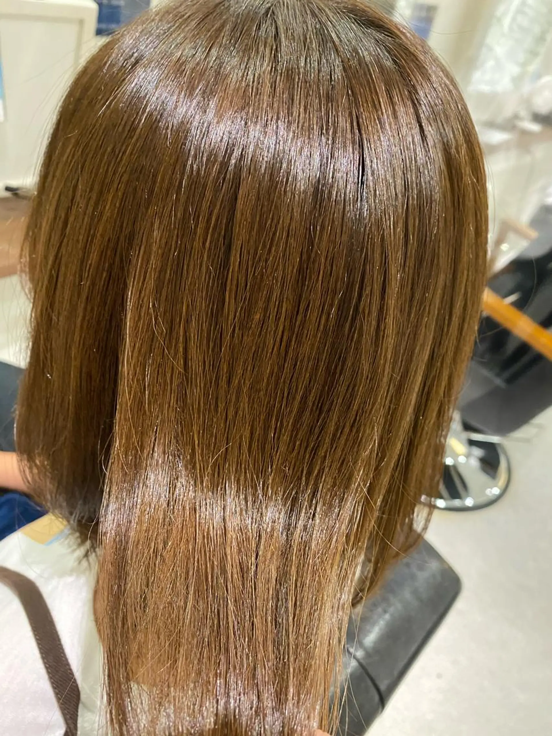 ミディアム カラー Rely 美空のヘアスタイル