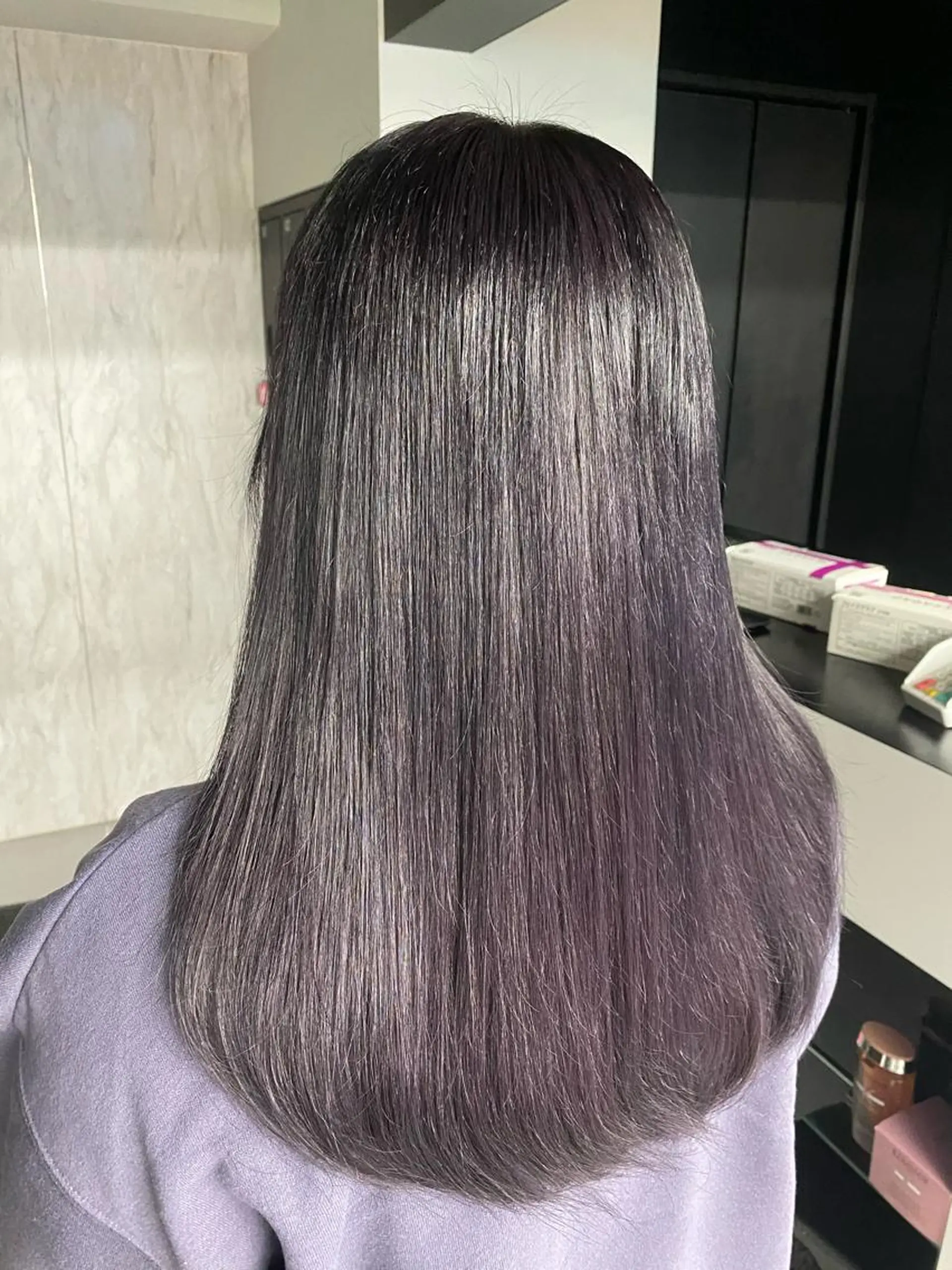 カラー ヘアカラー トリートメント Lapis大宮所属・Lapis 莉穂のヘアスタイル