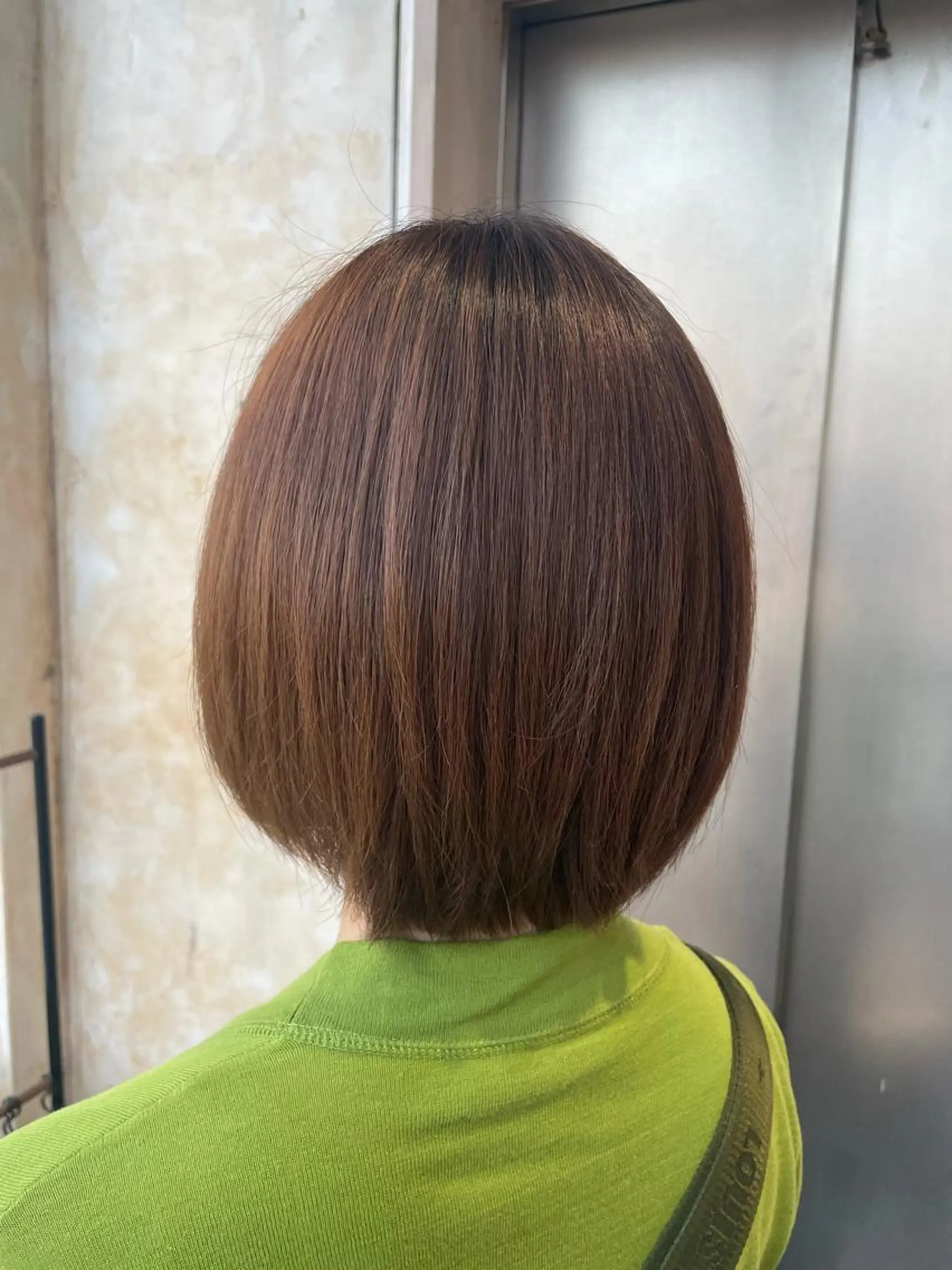 ショート パーマ 縮毛矯正 スリールヘアー所属・🖤nako/艶髪/ 透明感カラー🖤のヘアスタイル
