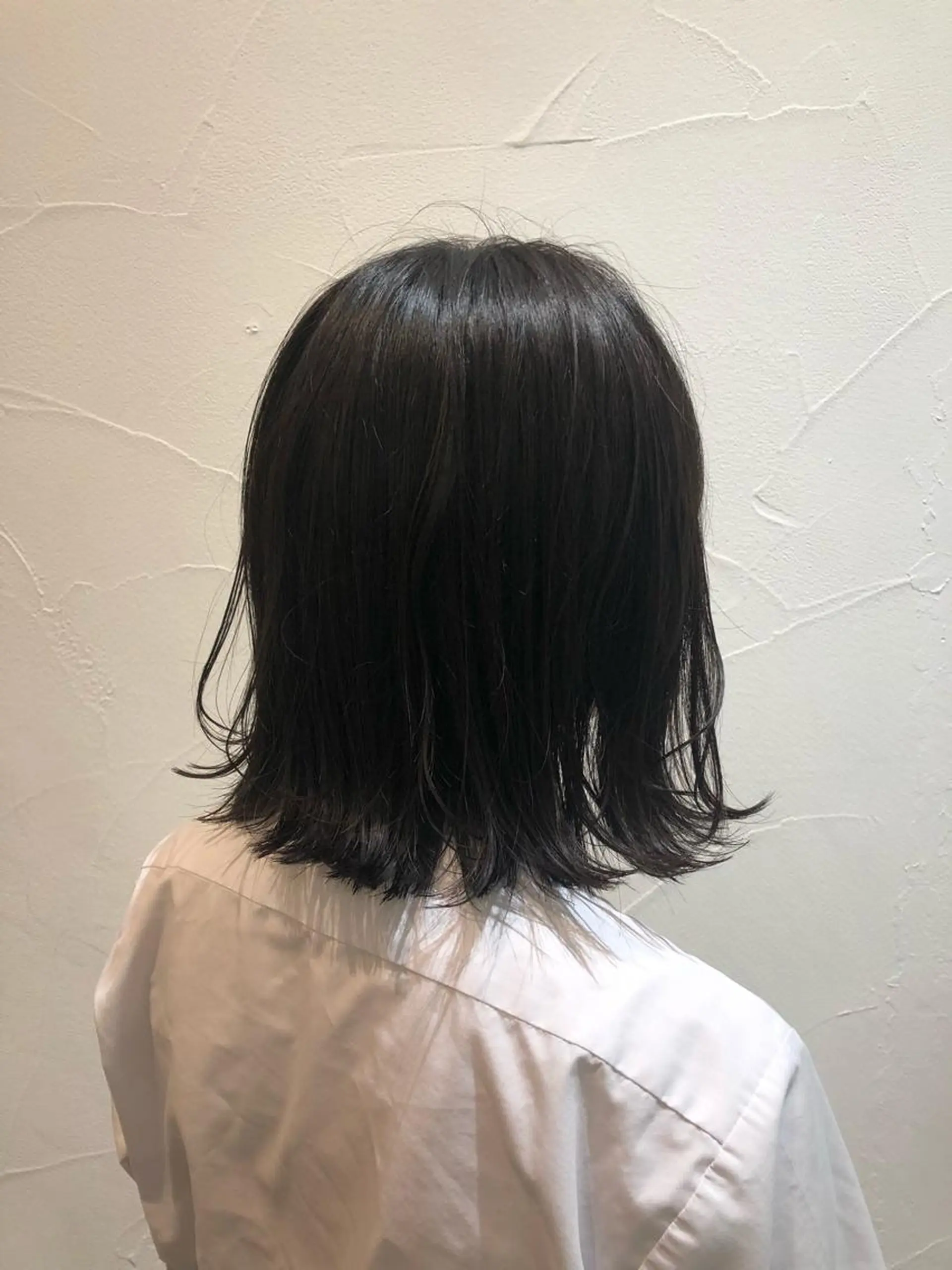 ミディアム 切りっぱなしボブ ボブ Ash中目黒店 榊間茜のヘアスタイル