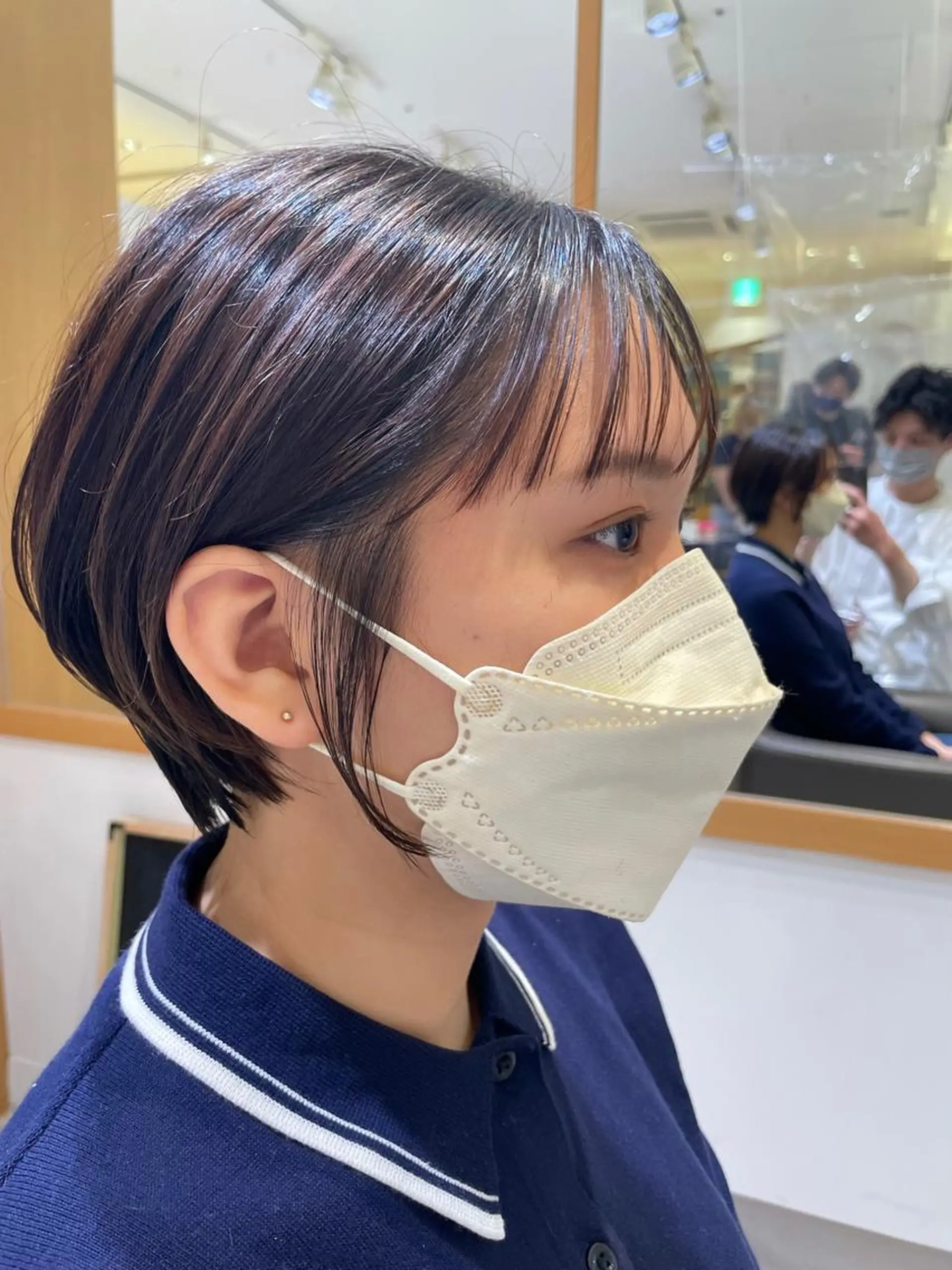 ショート カラー ARMONY秋山輝也 コテ巻き風パーマ特化のヘアスタイル