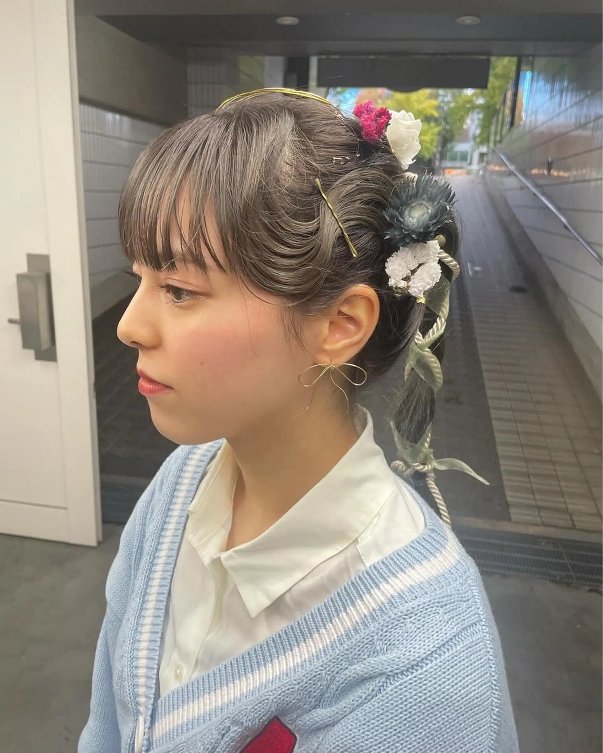 ロング ヘアセット ハイトーン/レイヤー /ケアブリーチ石川治のヘアスタイル