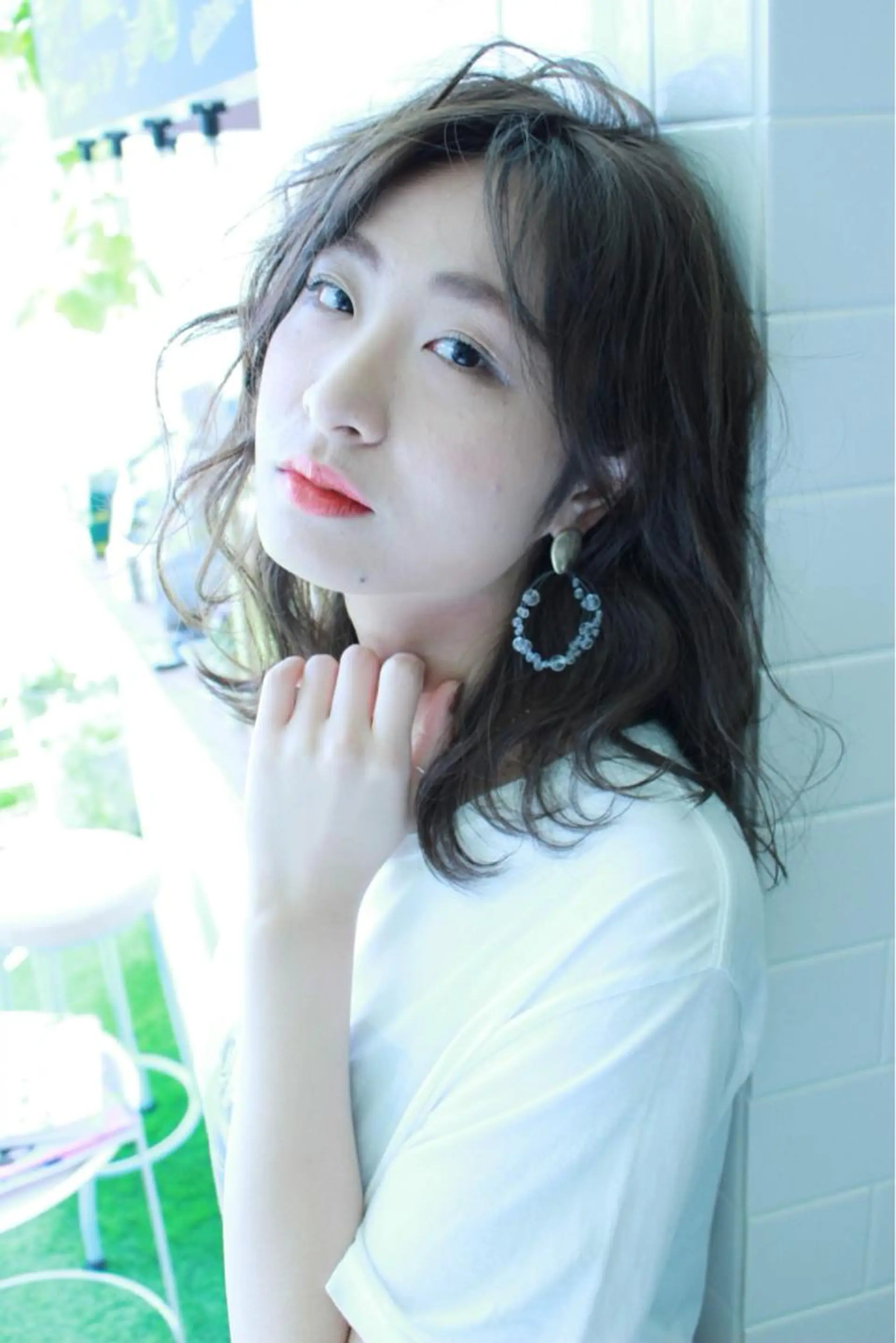 ミディアム 韓国風レイヤーカット 🇰🇷❕モカのヘアスタイル