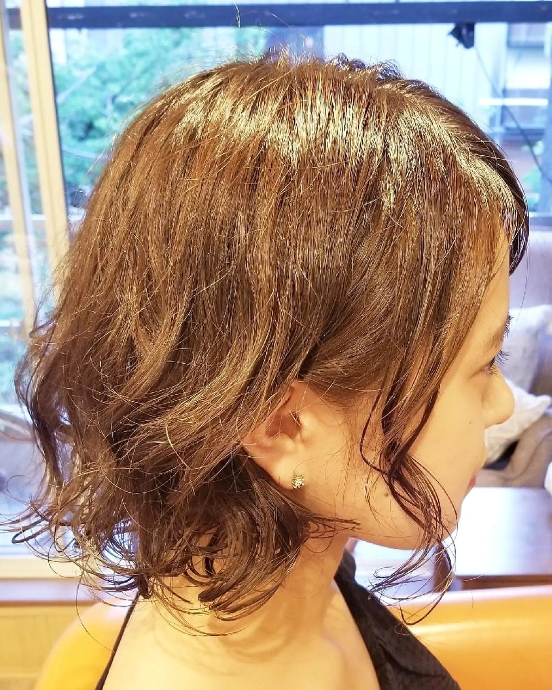 ショート カラー パーマ アディクシーカラー ブルーカラー 外国人風カラー トリートメント カット ヘアカラー パーマ spa hair  ark 富井直美のヘアスタイル
