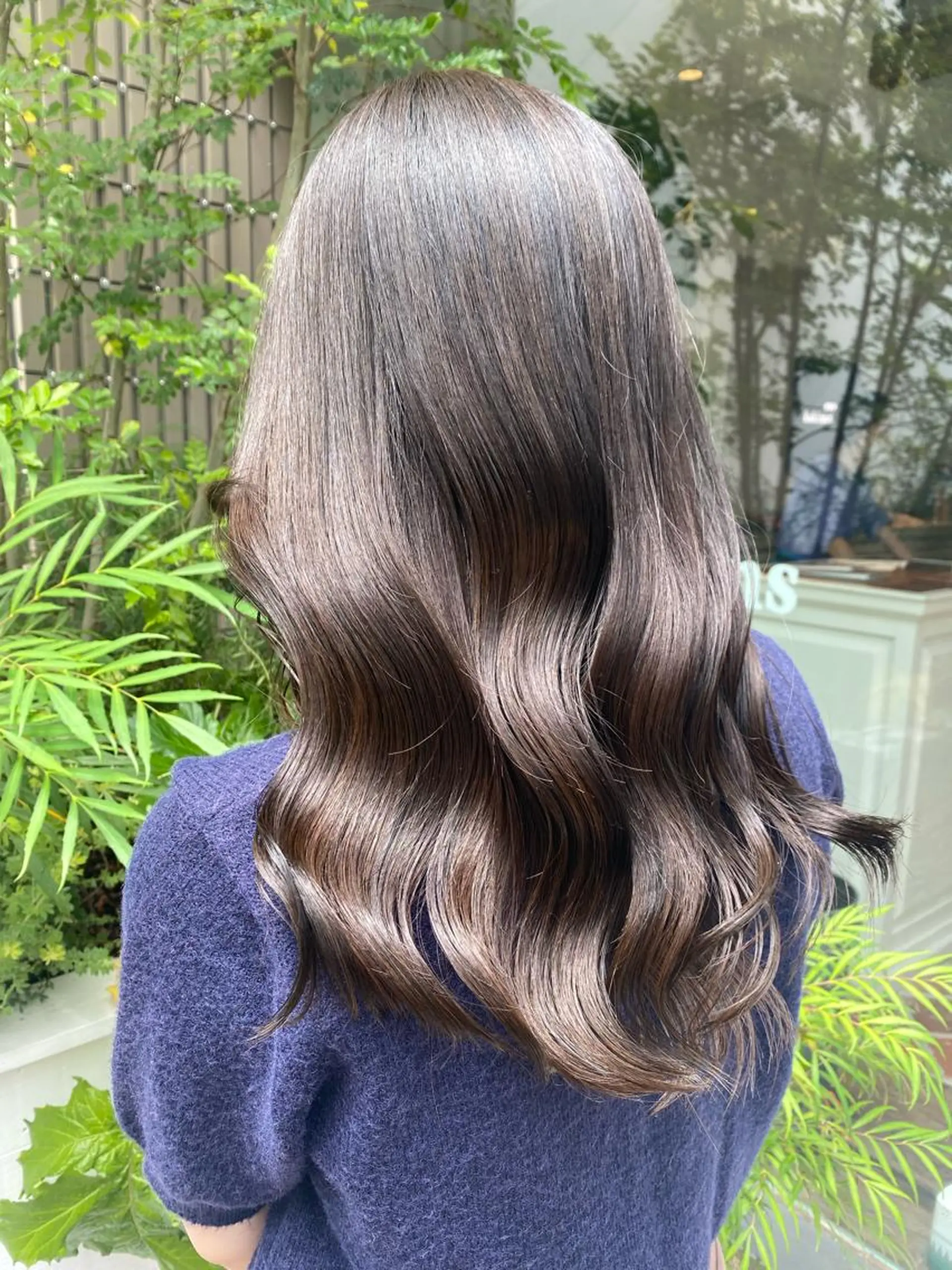 ロング ヘアカラー トリートメント 銀座/前髪顔まわり/ 透明感カラー/danのヘアスタイル