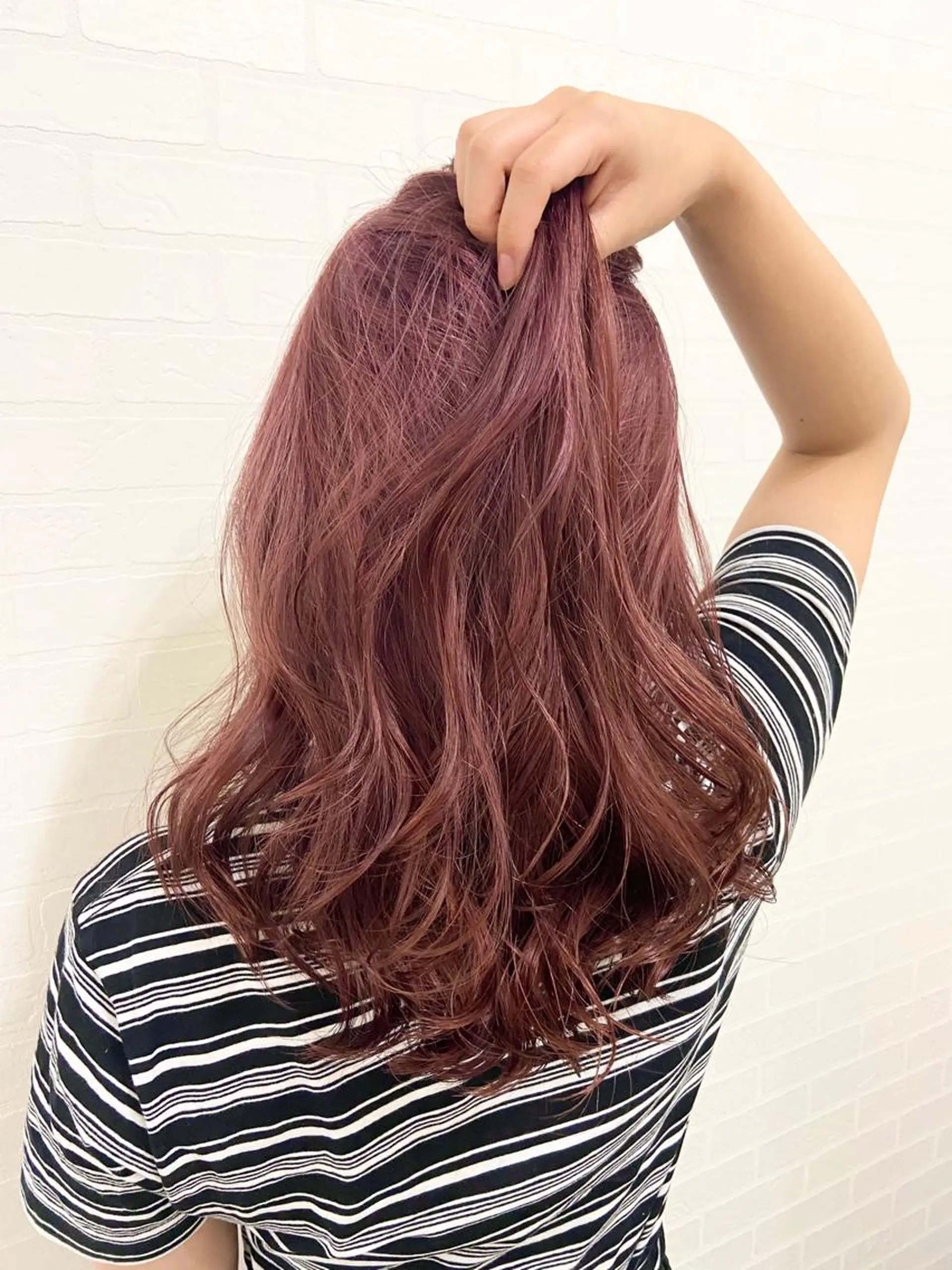 ミディアム ヘアカラー ヘアセット☆ 髪質改善カラー☆まいのヘアスタイル
