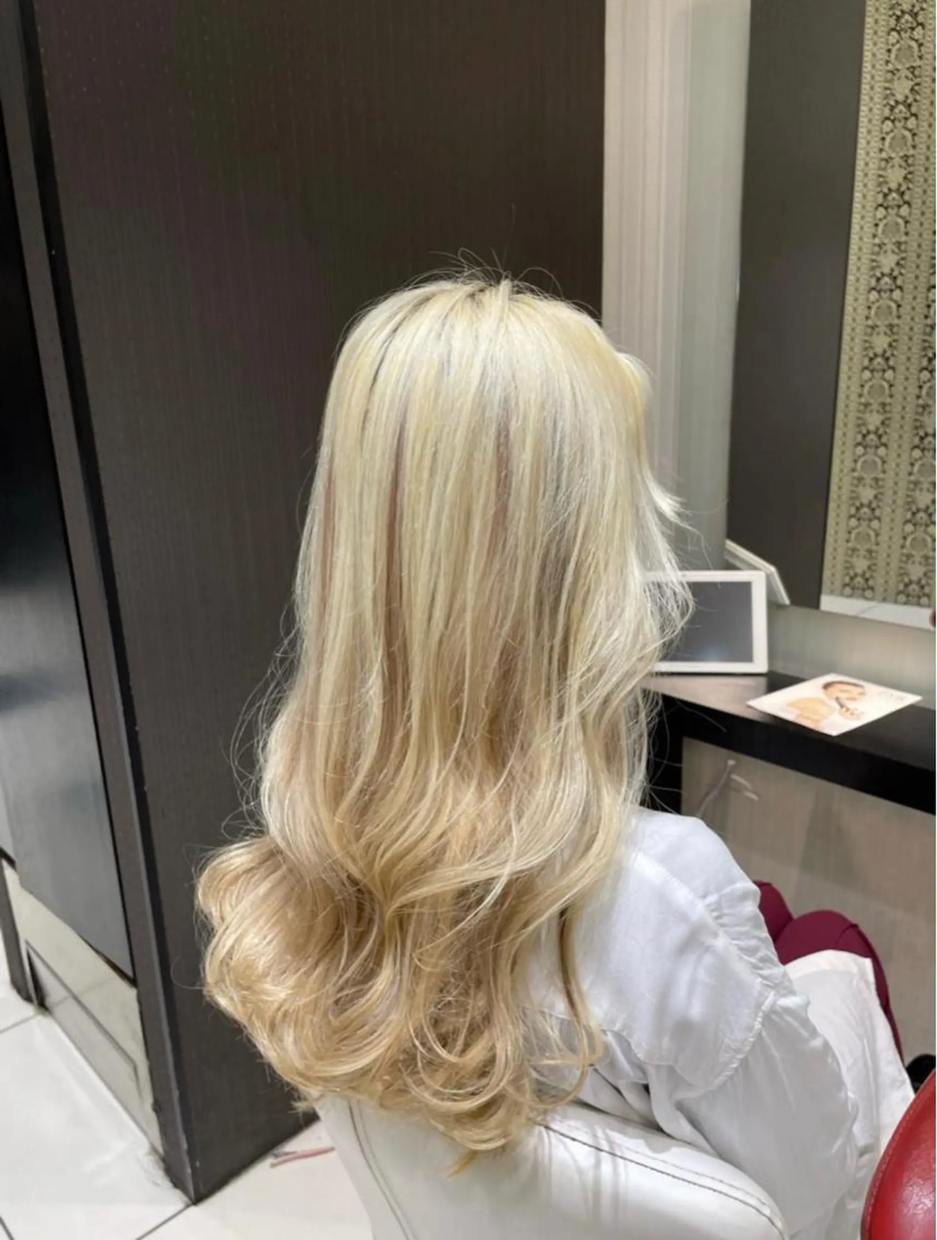ロング カラー ブリーチ ハイトーンカラー エクステ ヘアセット .*･ﾟカラーリスト .ﾟ･*.みおのヘアスタイル