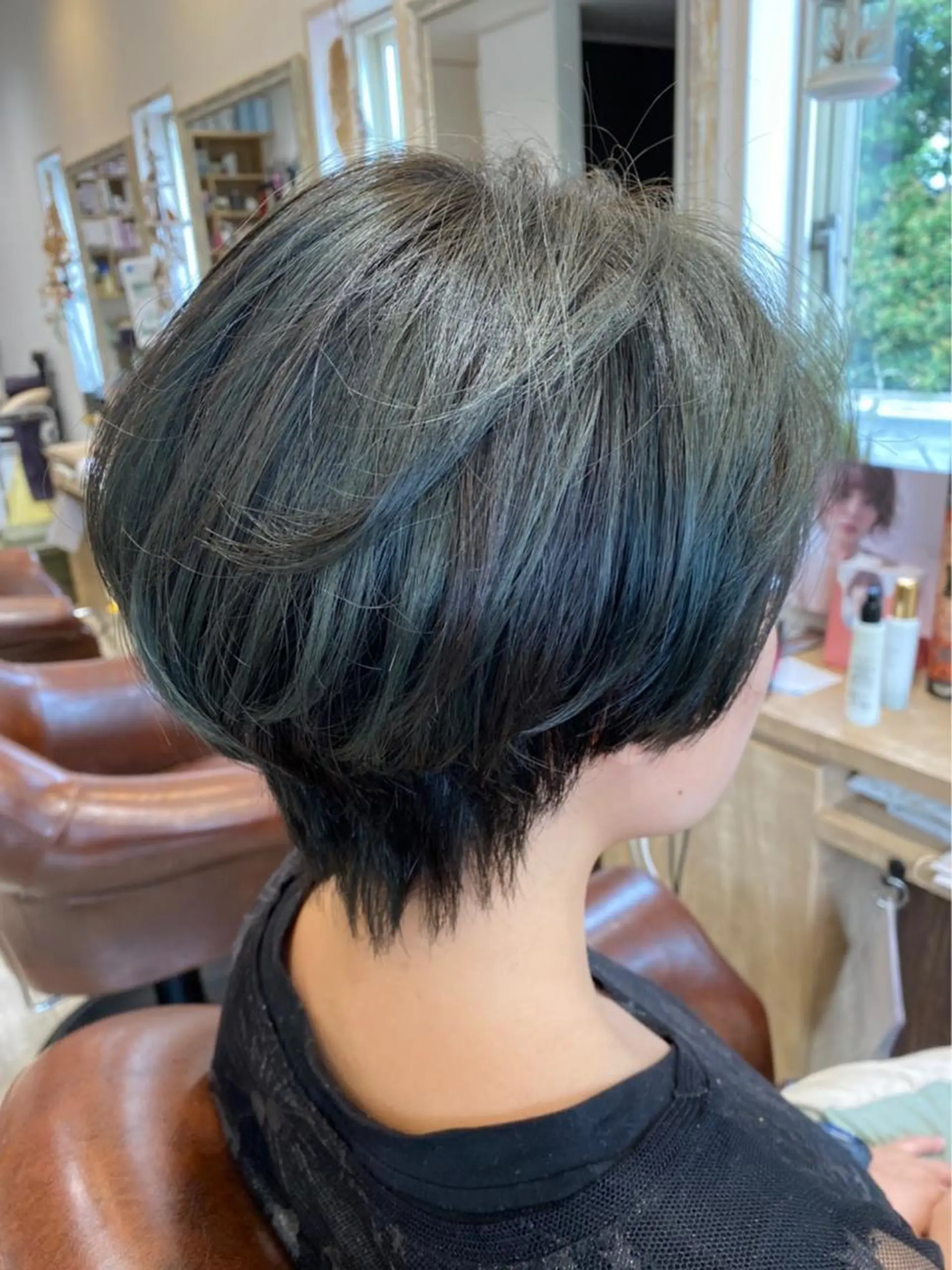 ショート 縮毛矯正 松崎祥のヘアスタイル