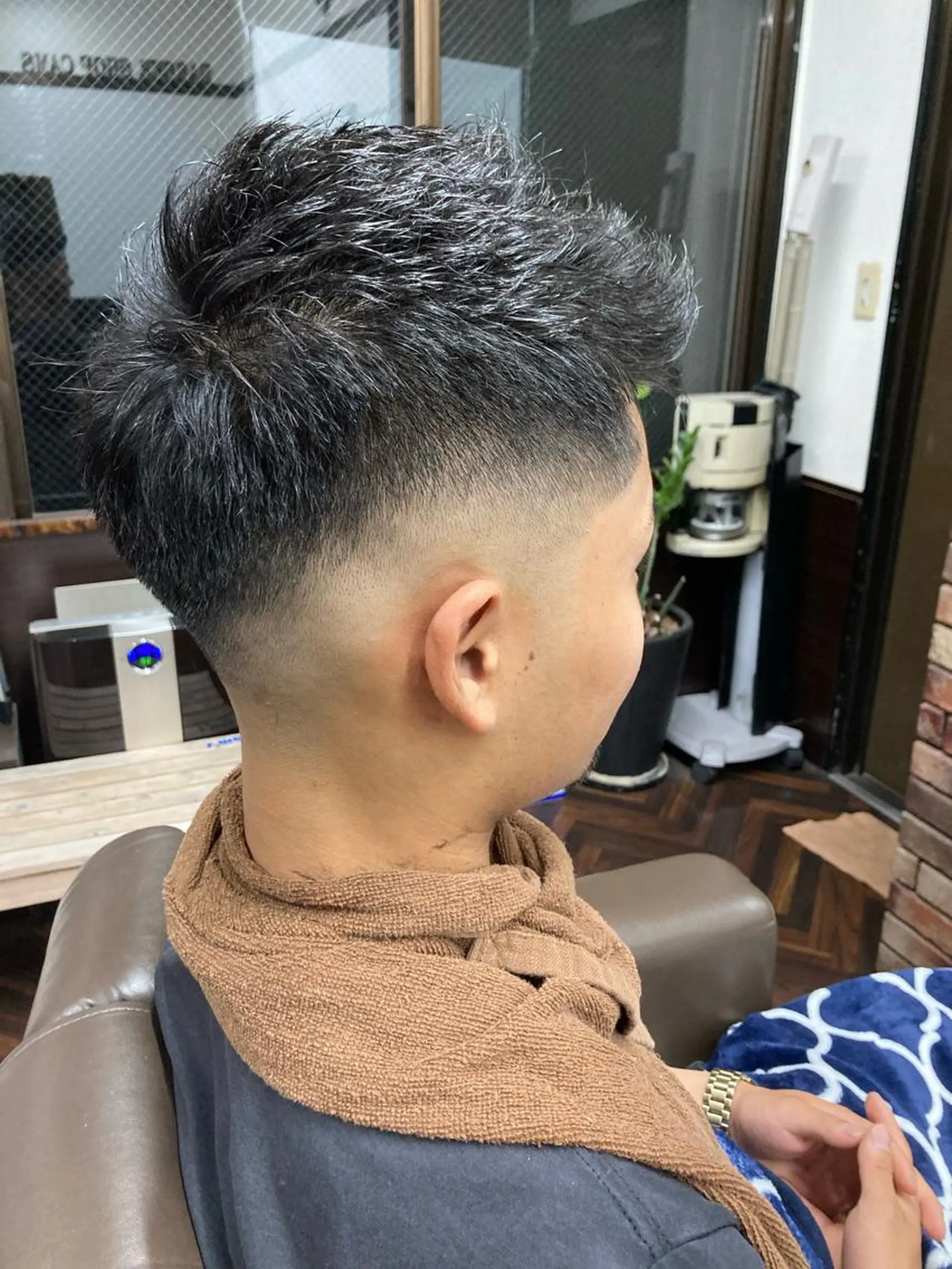ショート メンズ B.B.Cams西原店所属・無料フェードモデル 募集中‼️安座間💈のヘアスタイル