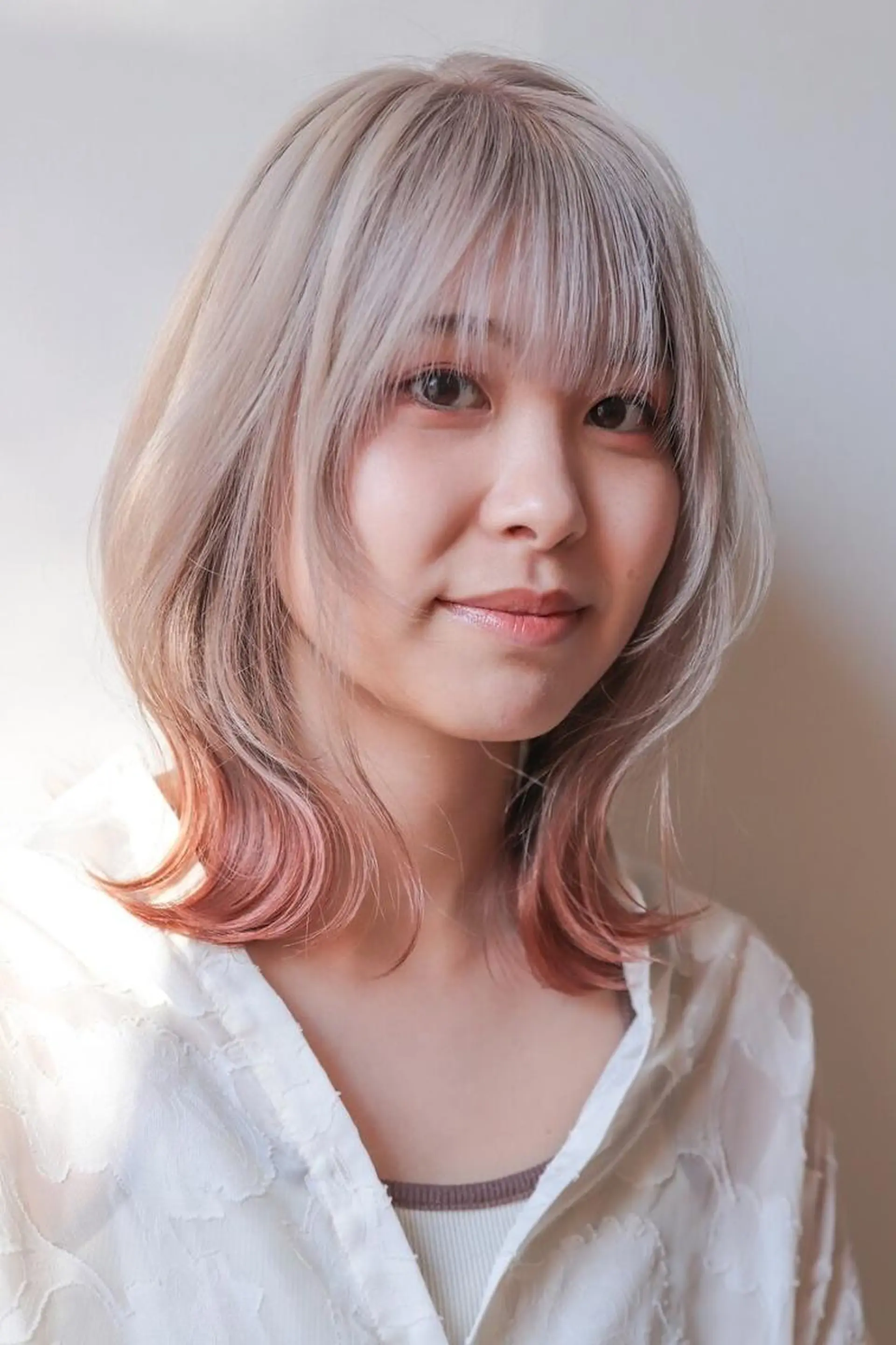 カラー セミロング カット ヘアカラー トリートメント .5 by soleil 小松店のヘアスタイル