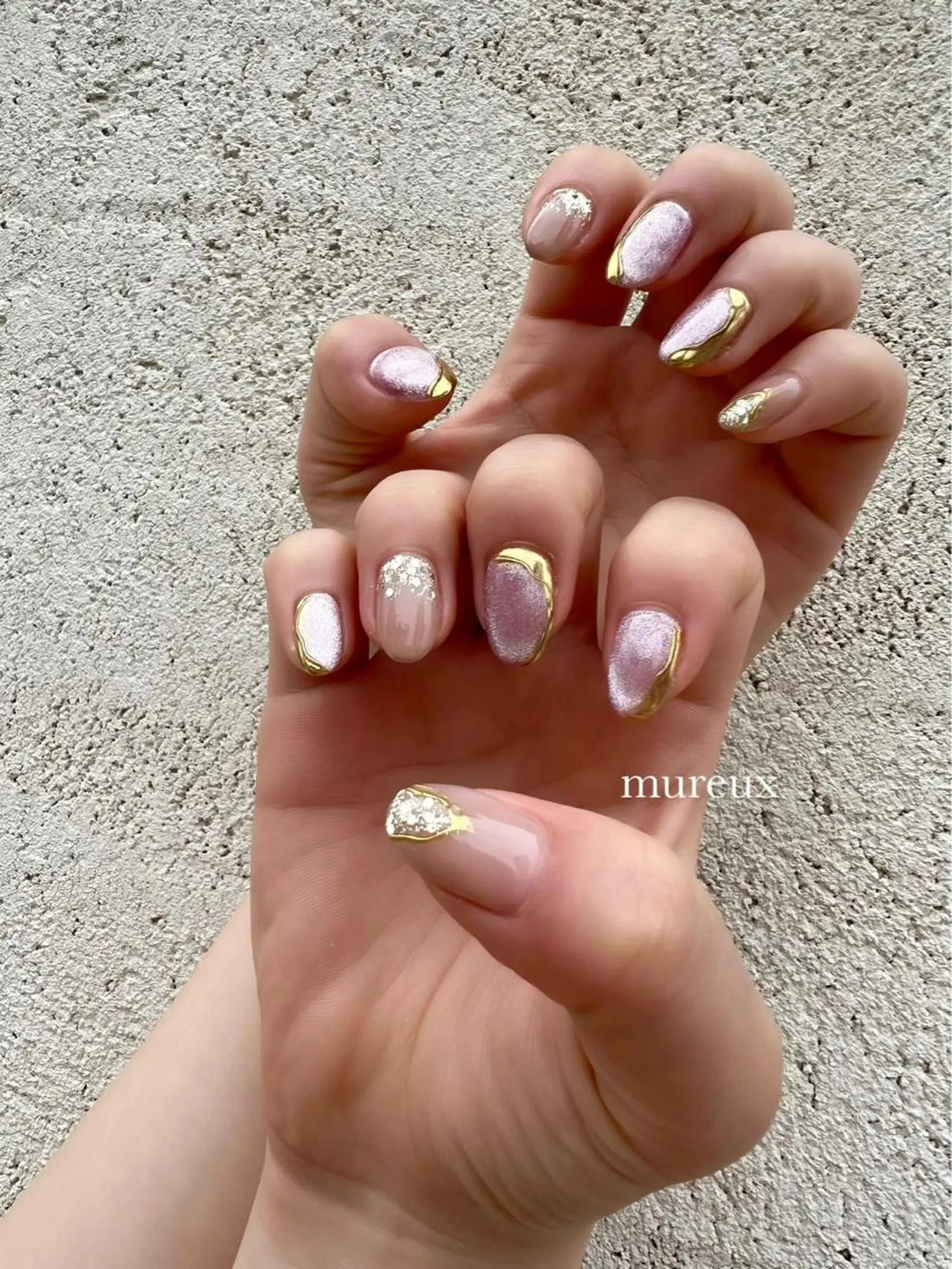 ネイル ハンドネイル mureux ∵ayakaのネイルデザイン