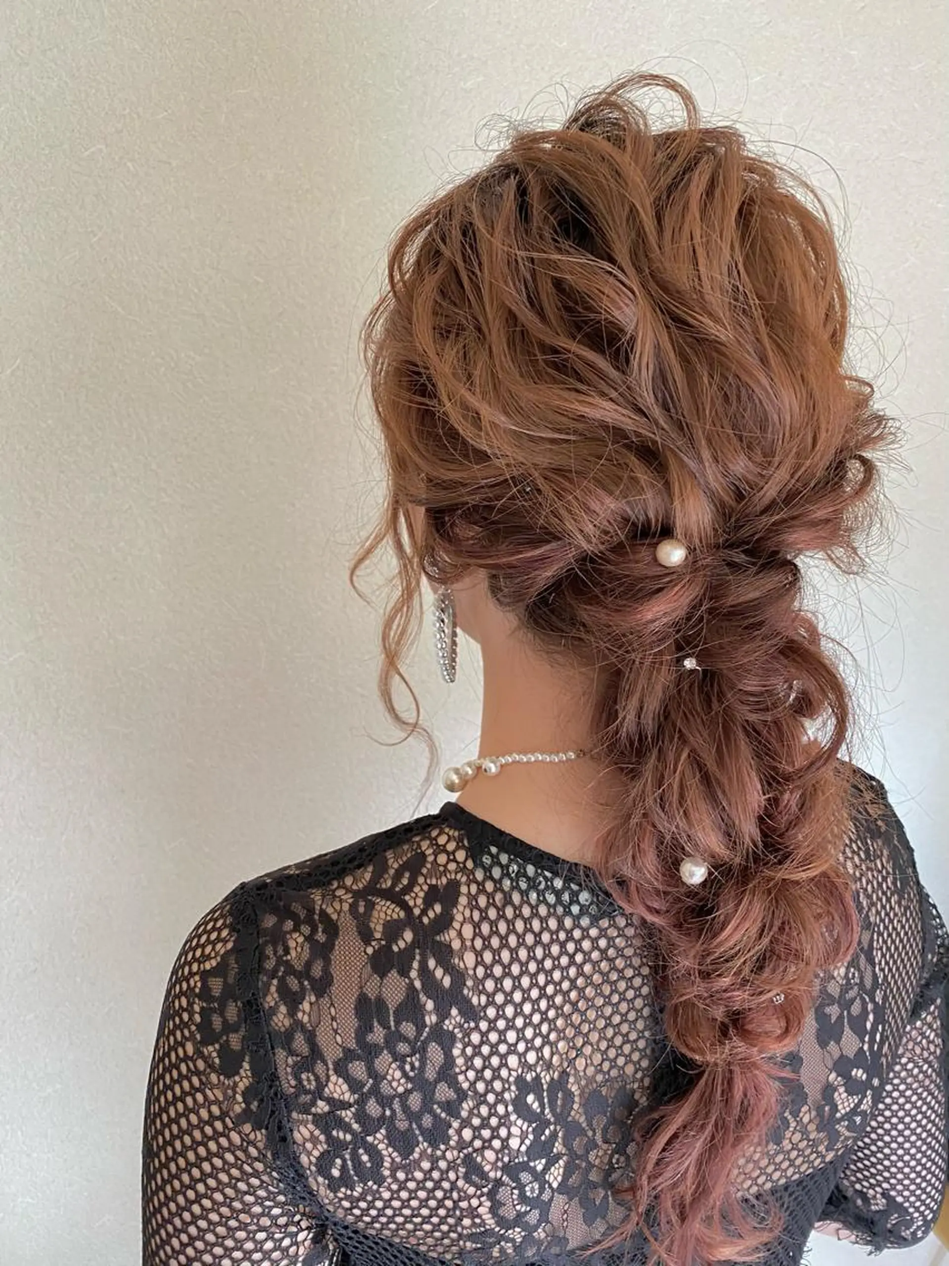 ロング ヘアアレンジ ヘアセット le'a所属・谷町/Le'a /竹原詩緒奈のヘアスタイル