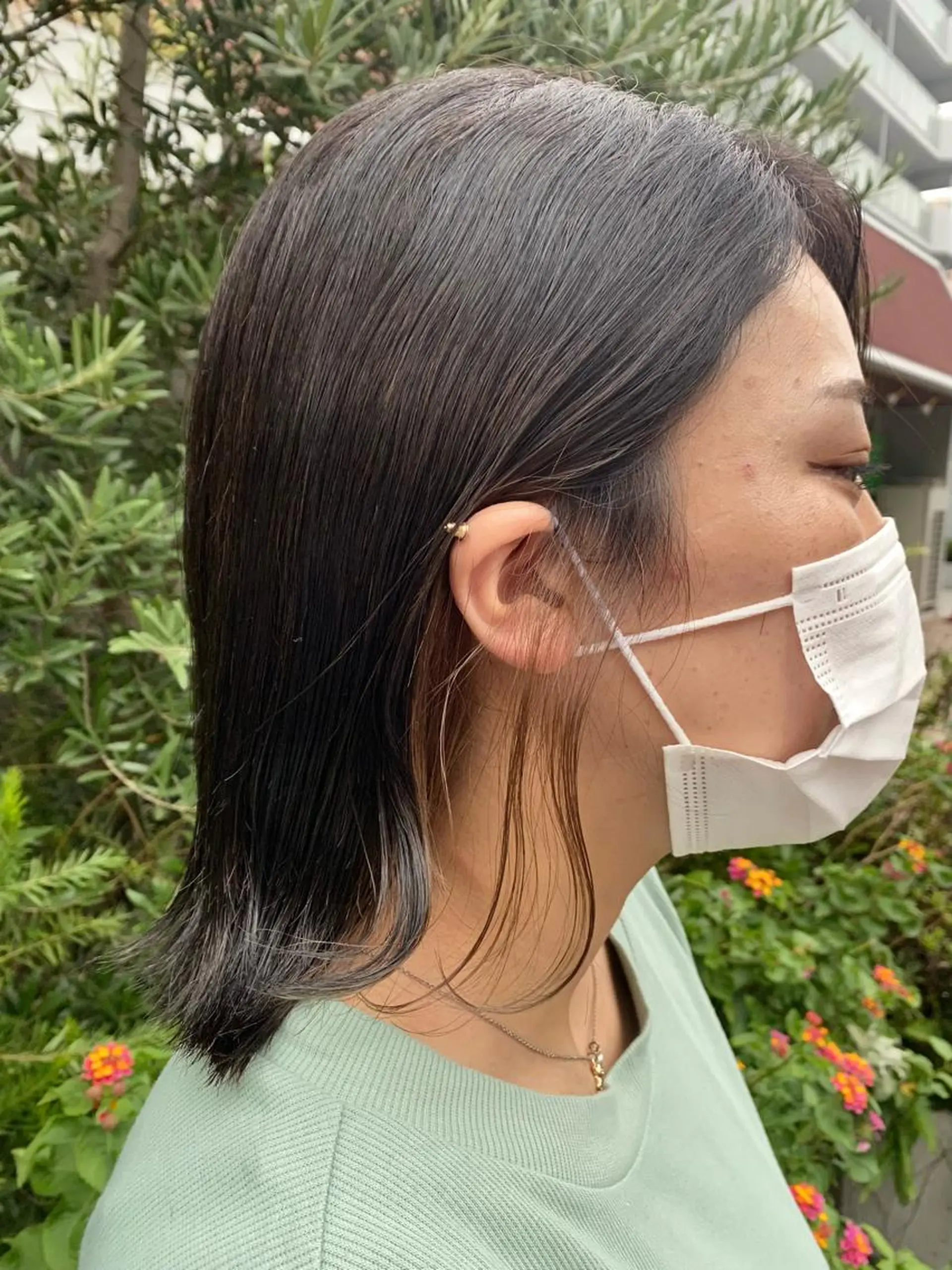 ミディアム カラー BELLA阿部野 TOMOMIのヘアスタイル