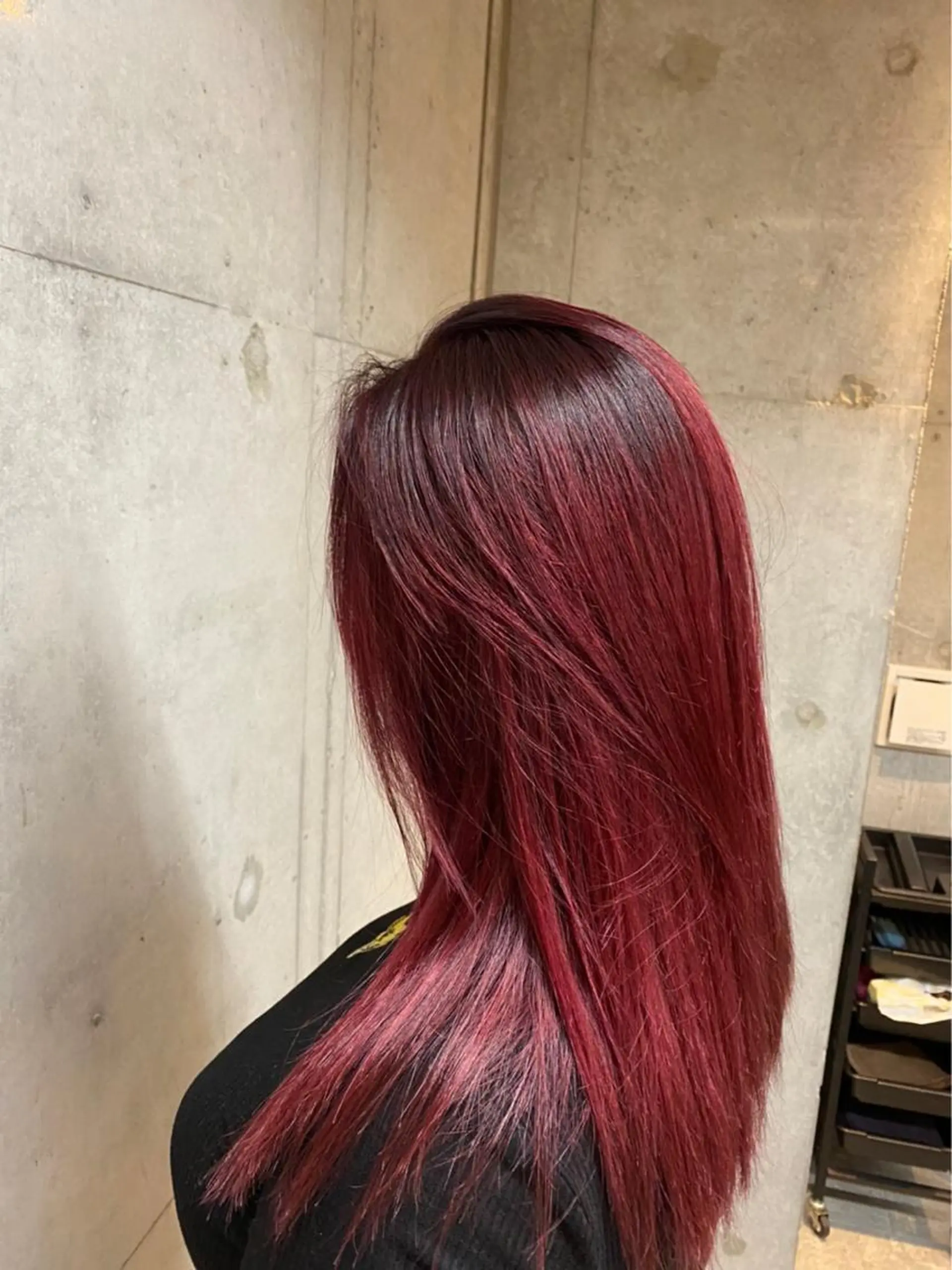 ロング ヘアカラー Reve Resort池袋のヘアスタイル