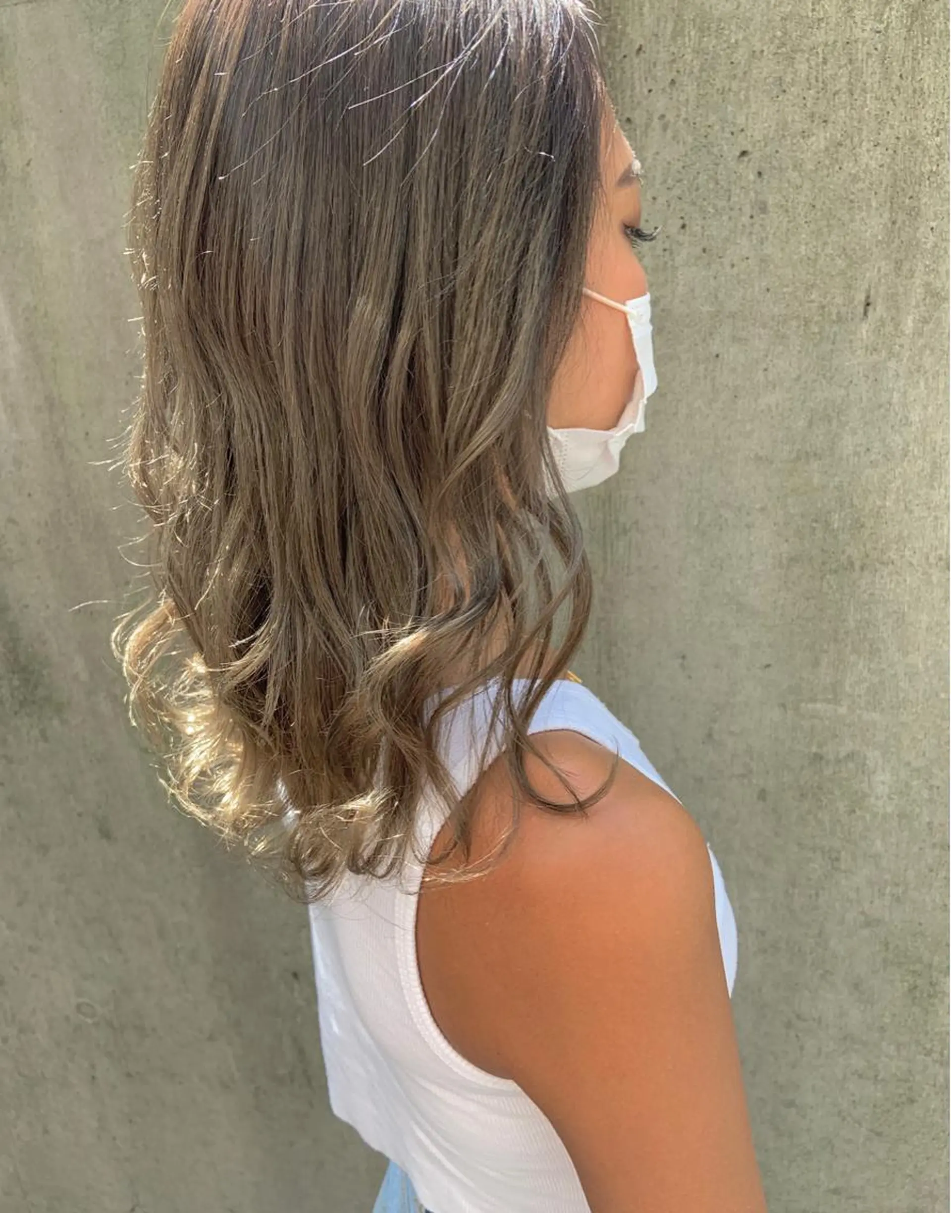 ミディアム カラー 🤍透明感/韓国風 🤍サクラギヒトミのヘアスタイル