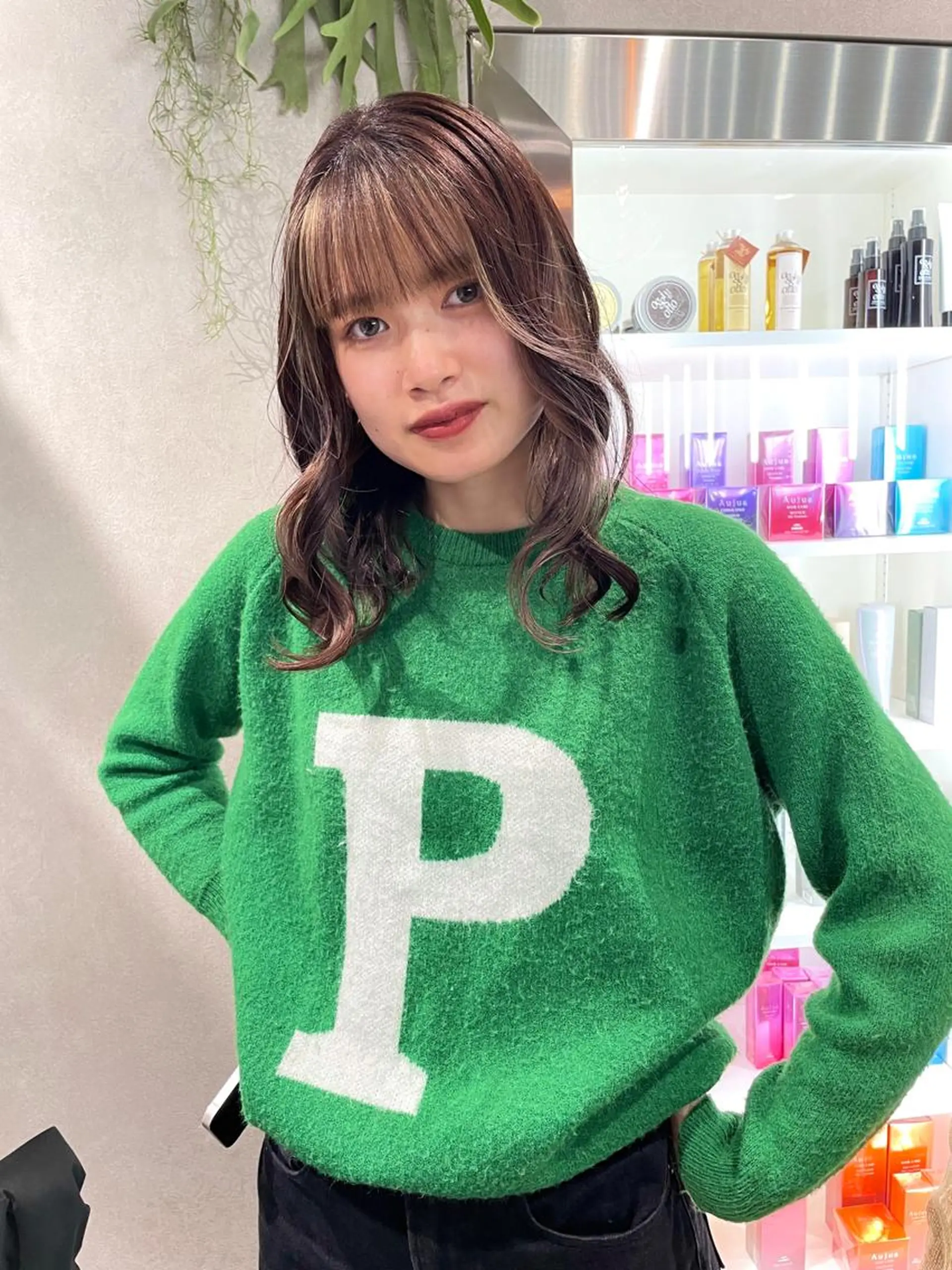 カラー スミレ /メンズ /コーンロウのヘアスタイル