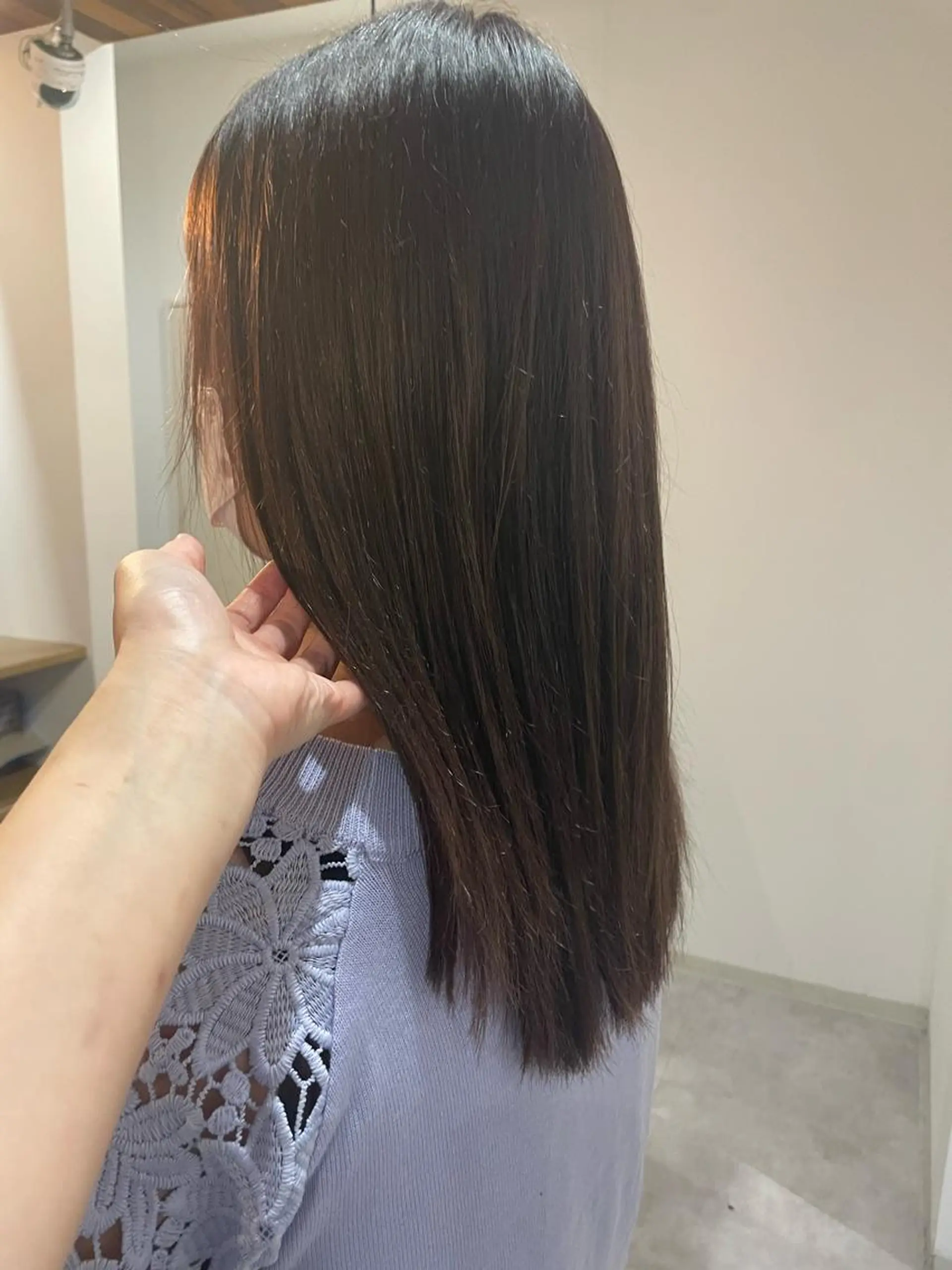 ロング カラー イルミナカラー riddle hair(駒生)所属・山越 美裕樹のヘアスタイル