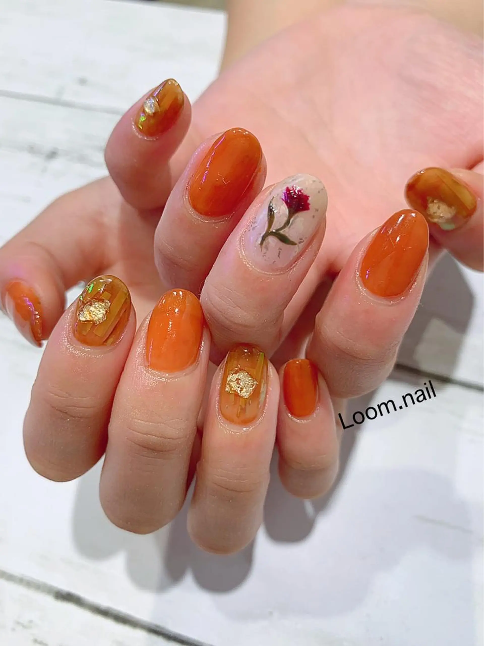 ネイル 持ち込み Loom所属・hrd manamiのネイルデザイン