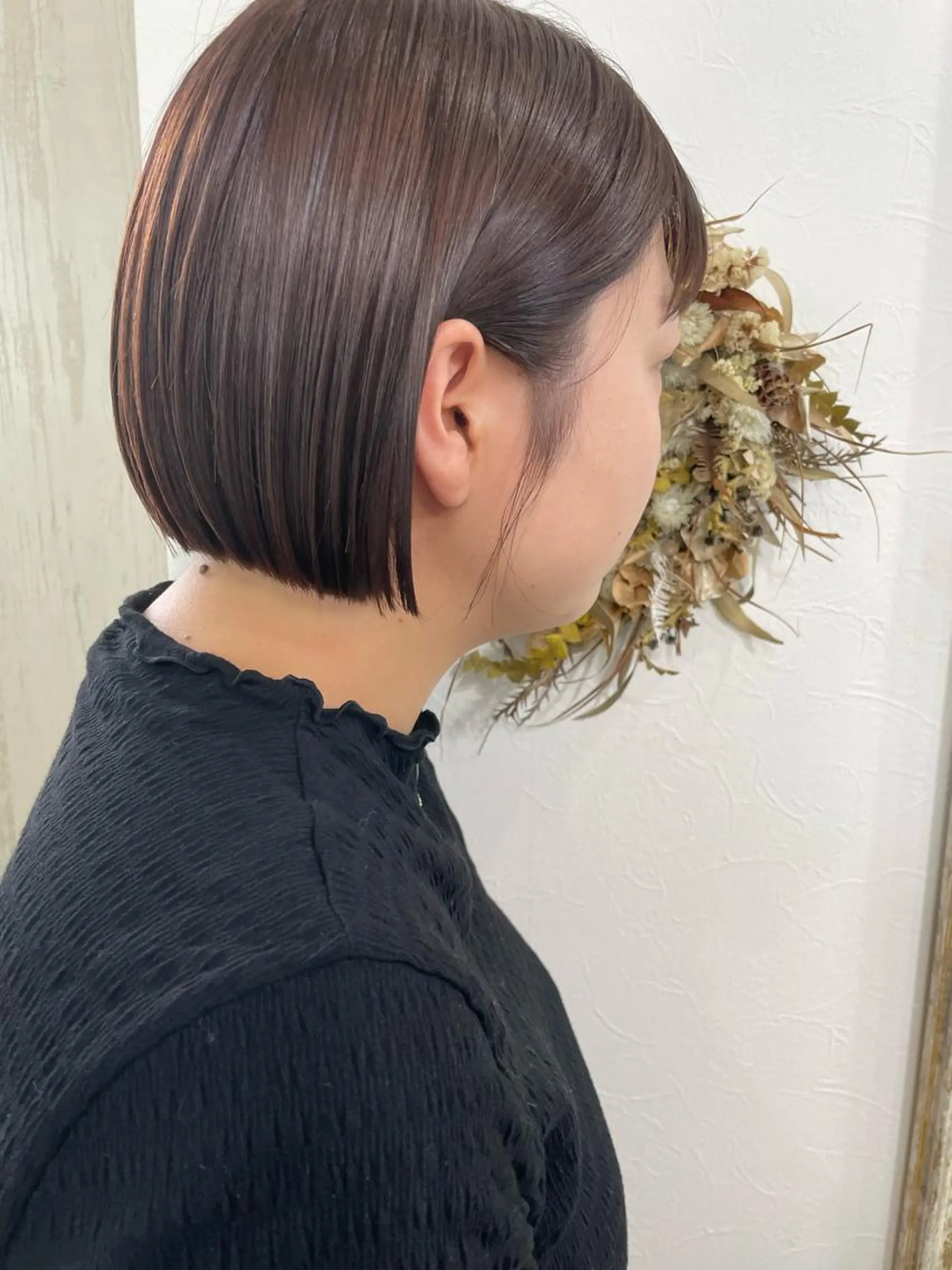 ショート カラー ラベンダーカラー ボブ カット ヘアカラー トリートメント milk所属・キノシタ マユのヘアスタイル