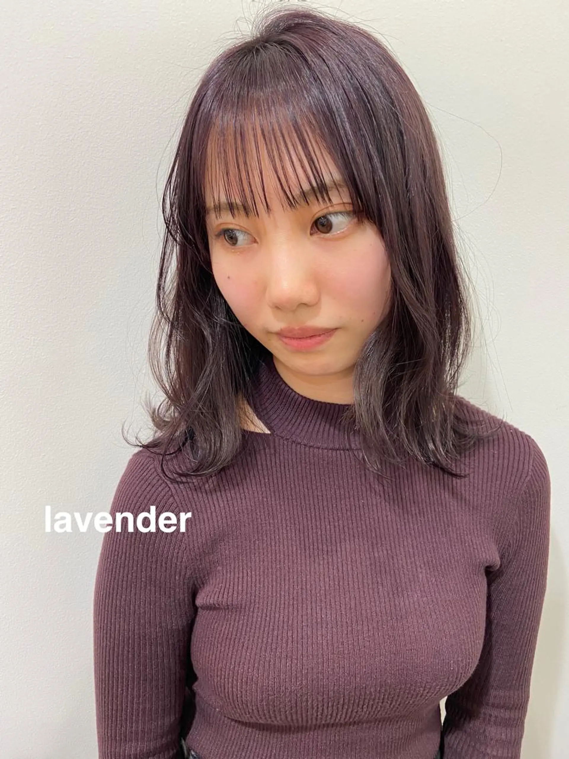 ミディアム カラー ヘアアレンジ カット 縮毛矯正 merc.🌿💚 八幡真衣のヘアスタイル