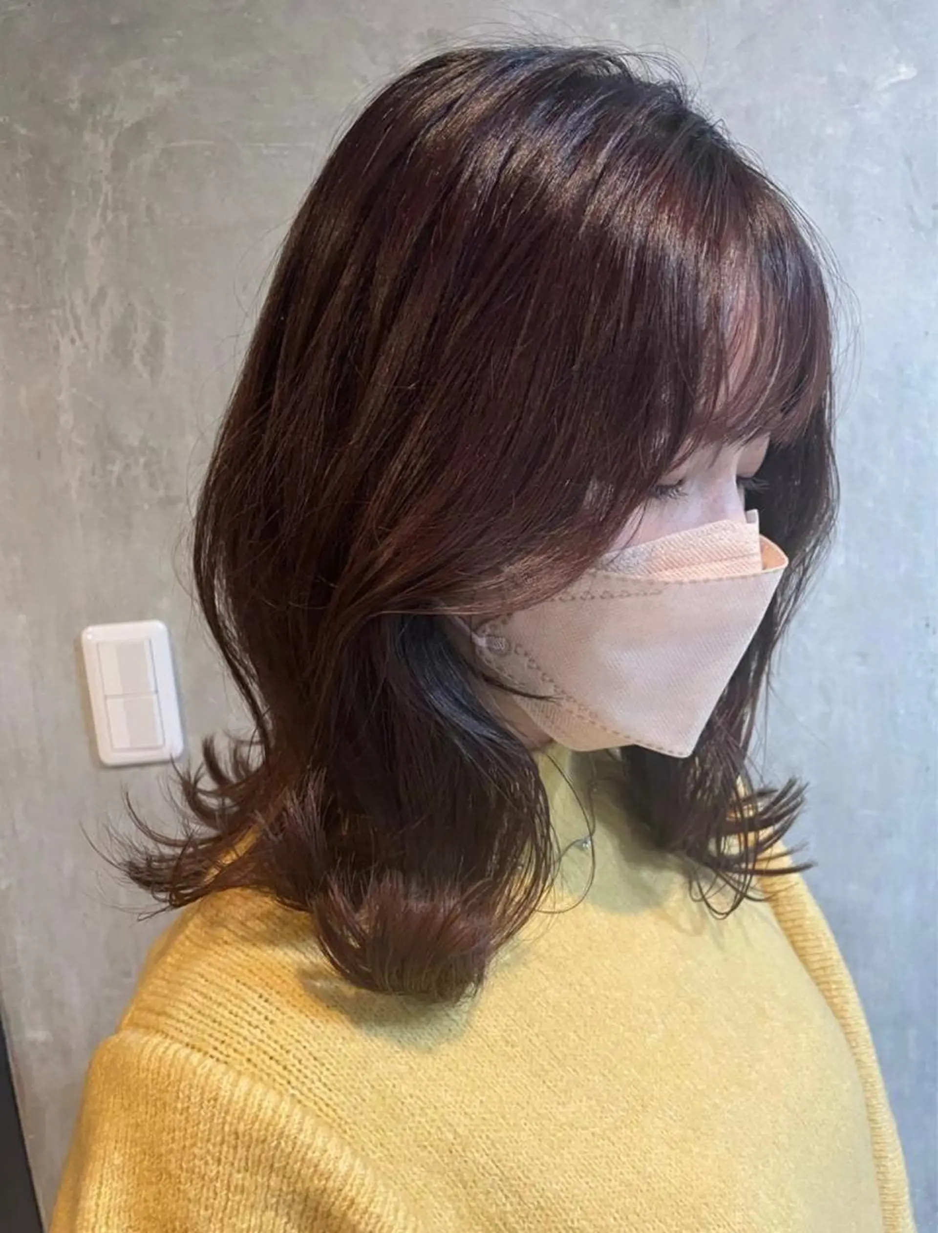 ミディアム カラー カット ヘアカラー トリートメント botan🎧♩ akaneのヘアスタイル
