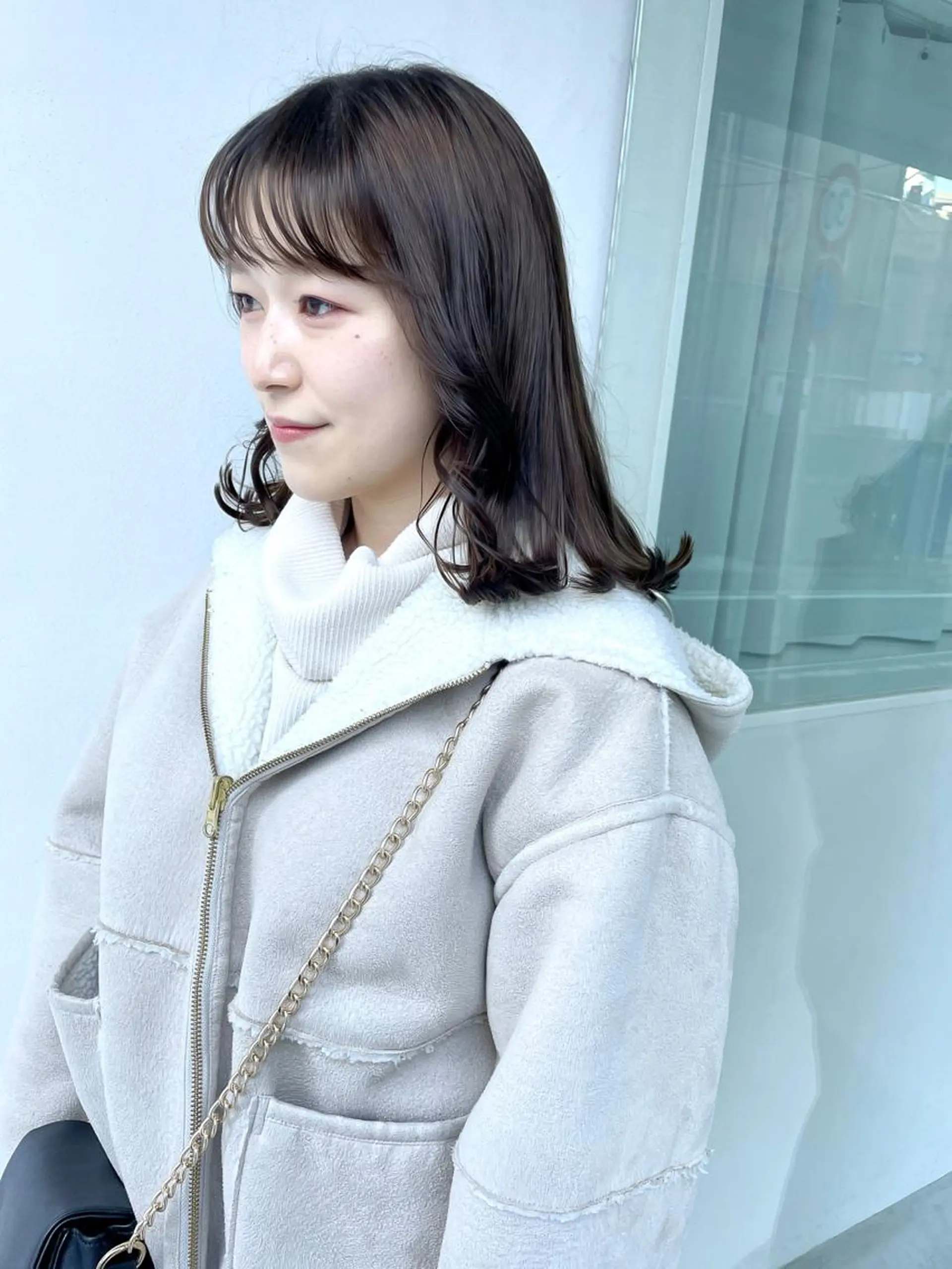 セミロング カラー 透明感カラー 🍨モテベージュ🩰 miraiのヘアスタイル