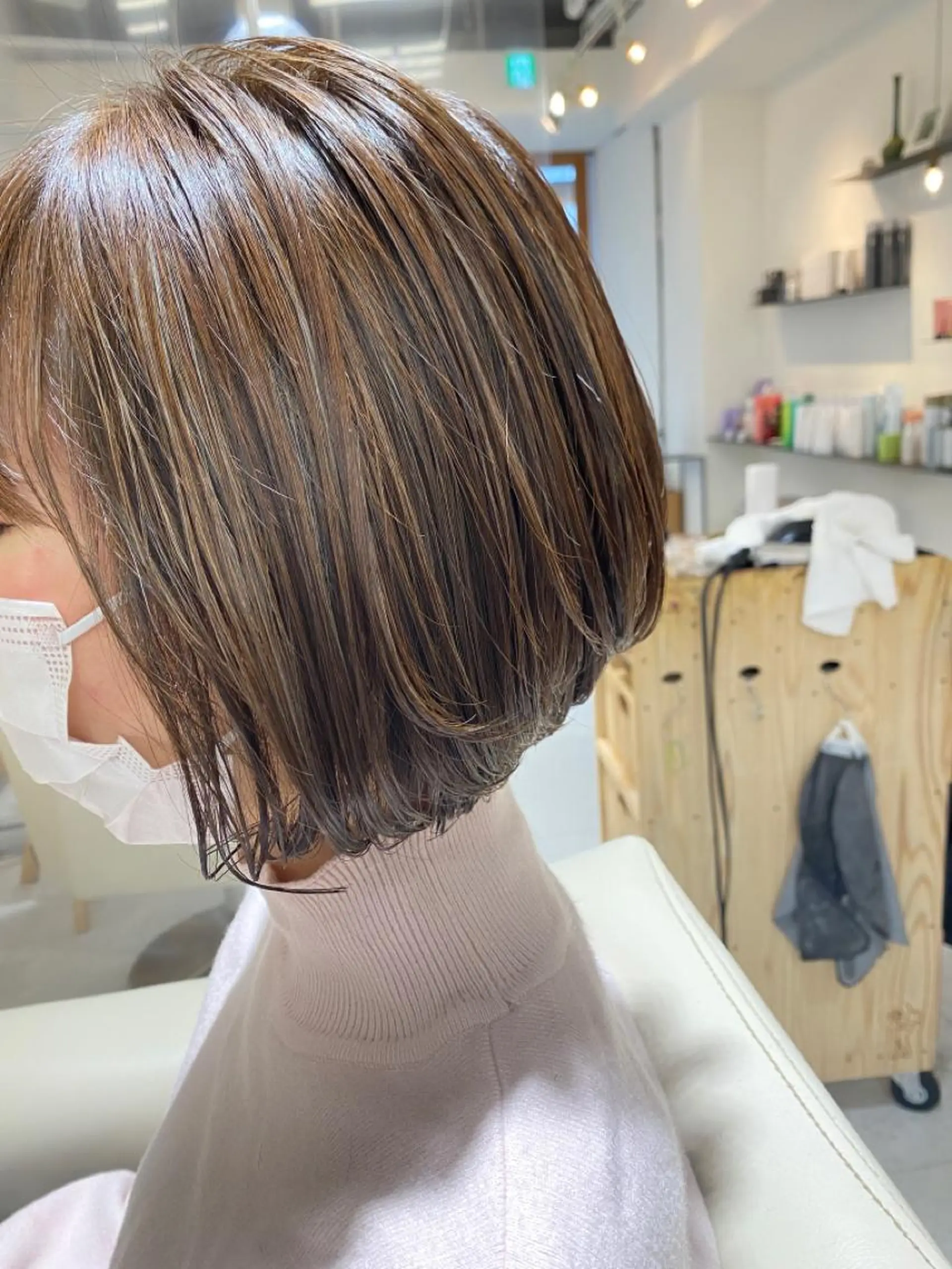 ミディアム カット ヘアカラー ✨オール年代🆗 🤍内田亜由子のヘアスタイル