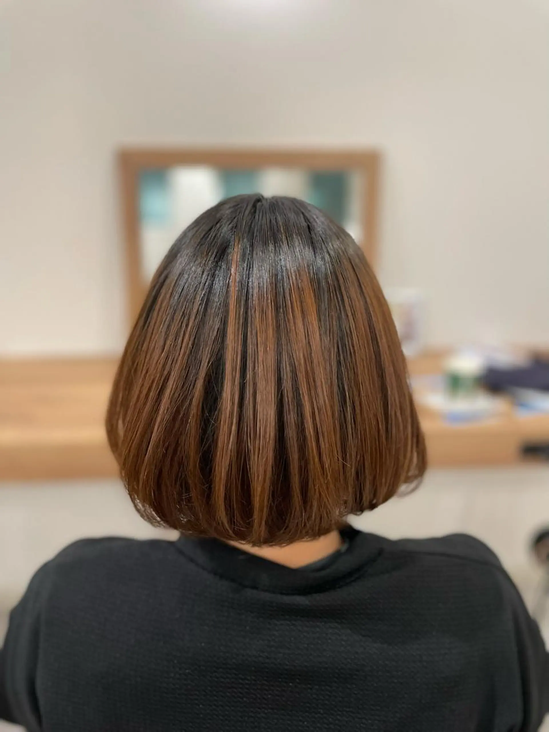 ミディアム パーマ riddle hair(駒生)所属・山越 美裕樹のヘアスタイル