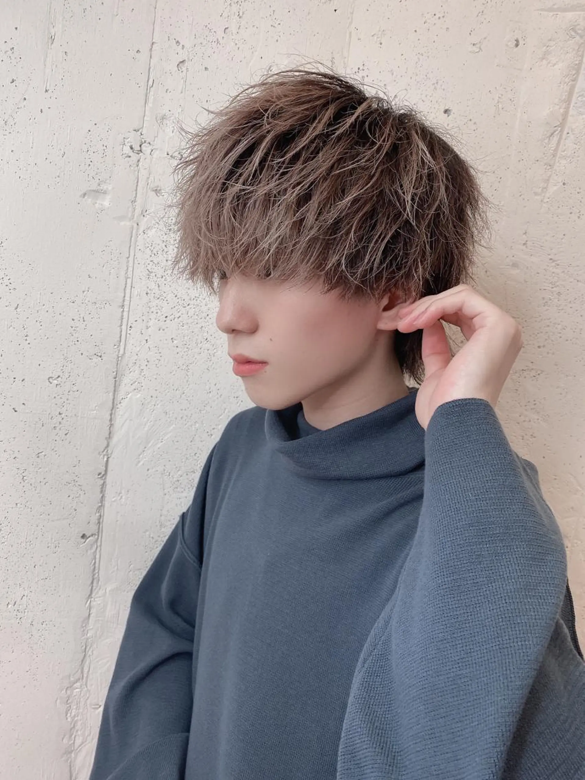 メンズ マッシュウルフ マッシュ メンズウルフカット ウルフカット メンズパーマの達人 井上裕太のヘアスタイル