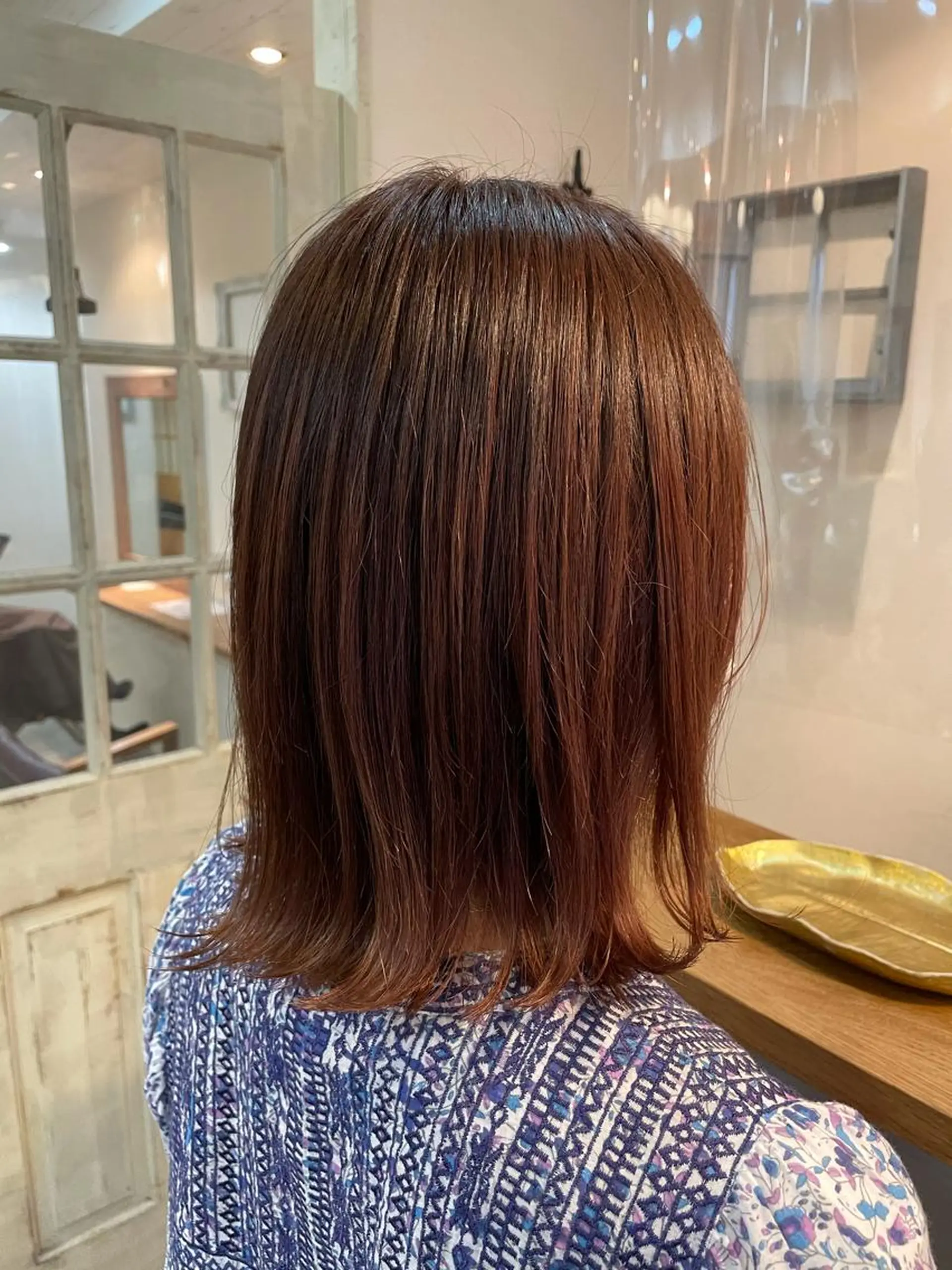 ミディアム カット ヘアカラー トリートメント little×PORTO sannomiya所属・福田 ジュンキのヘアスタイル