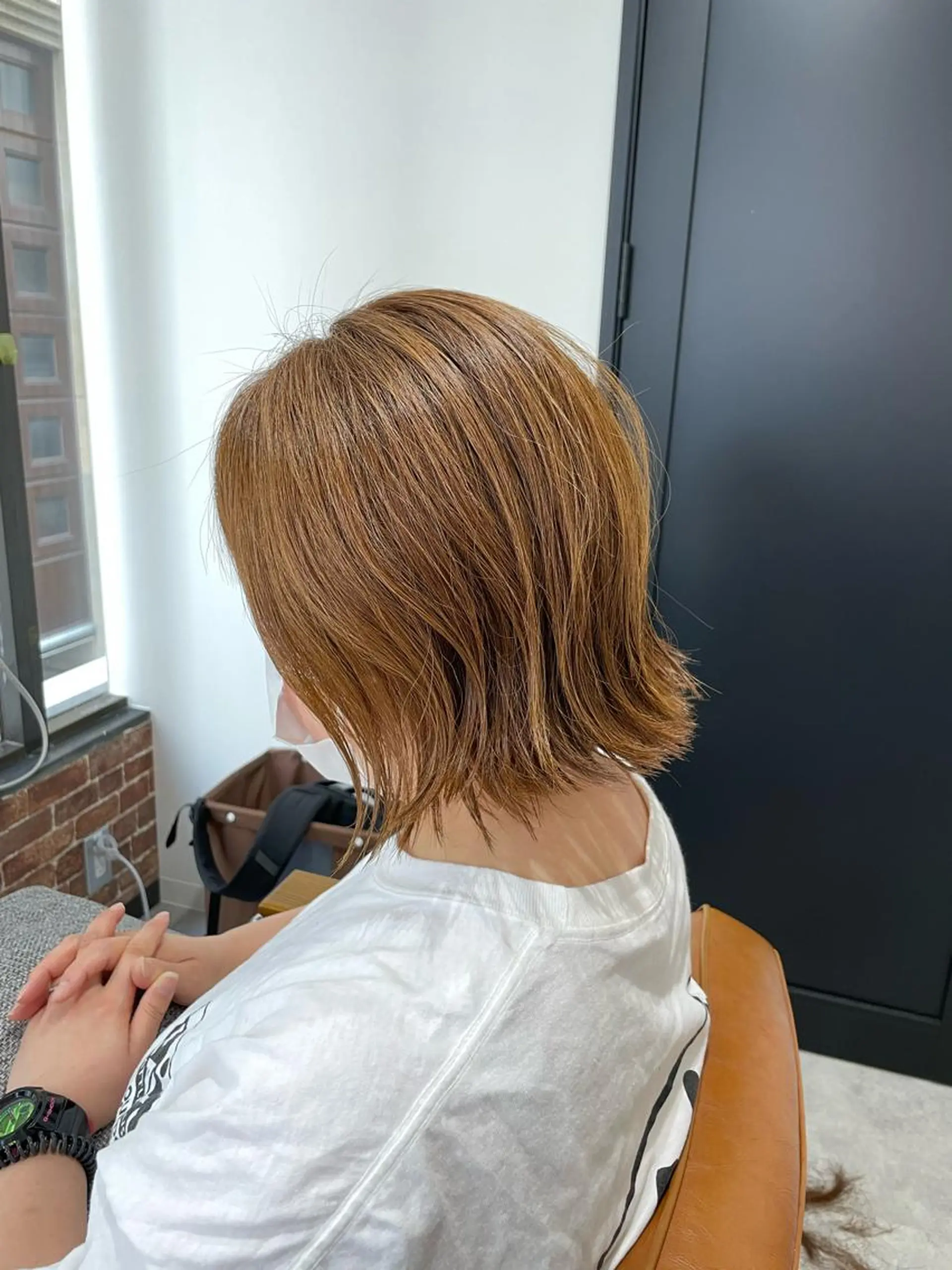 ショート カラー ボブ 外ハネヘア share salon 「JAM」吉祥寺所属・ショート/酸スト/ 髪質改善/小林のヘアスタイル