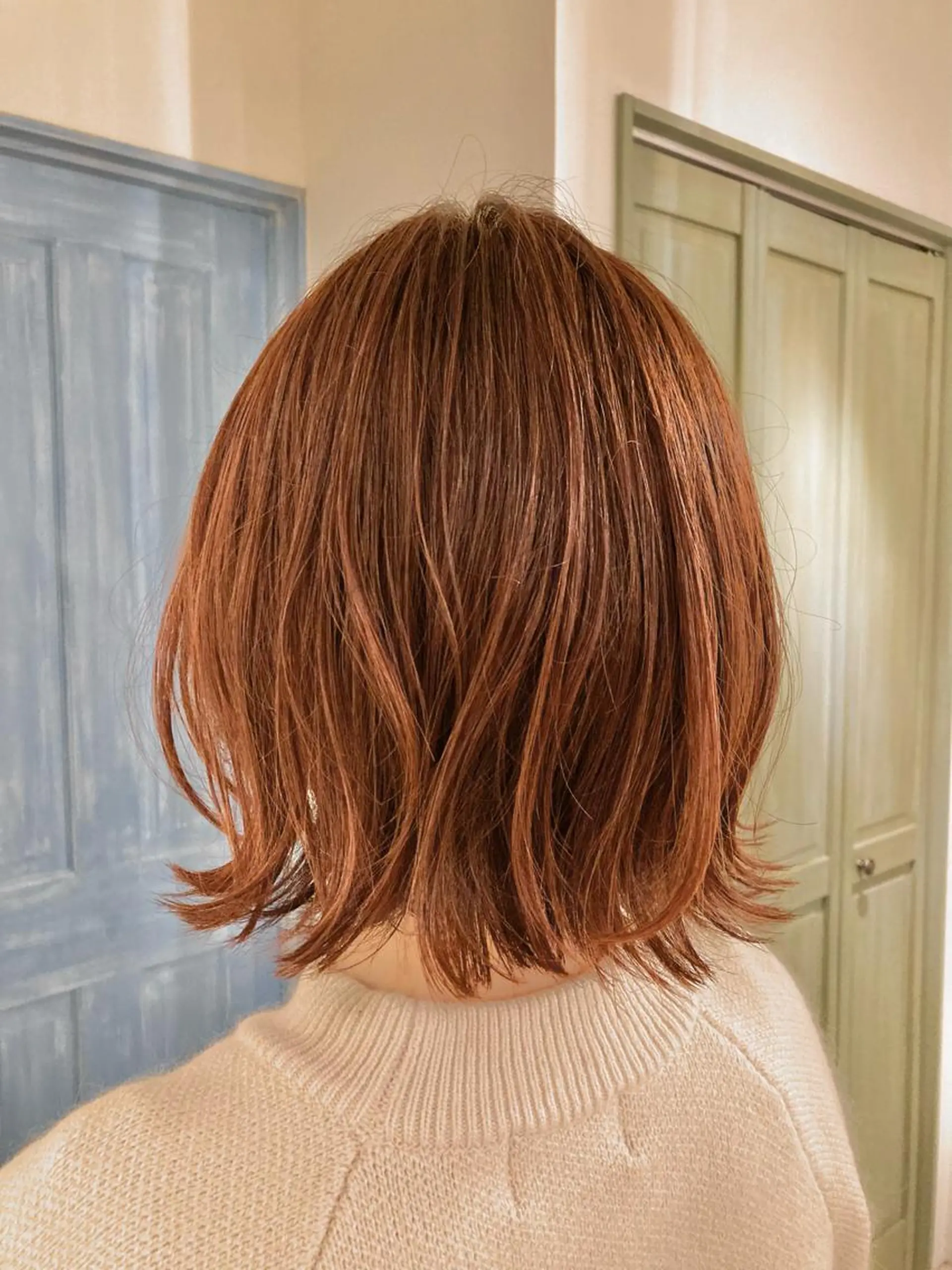 ショート カラー ヘアカラー トリートメント よこもり あいのヘアスタイル