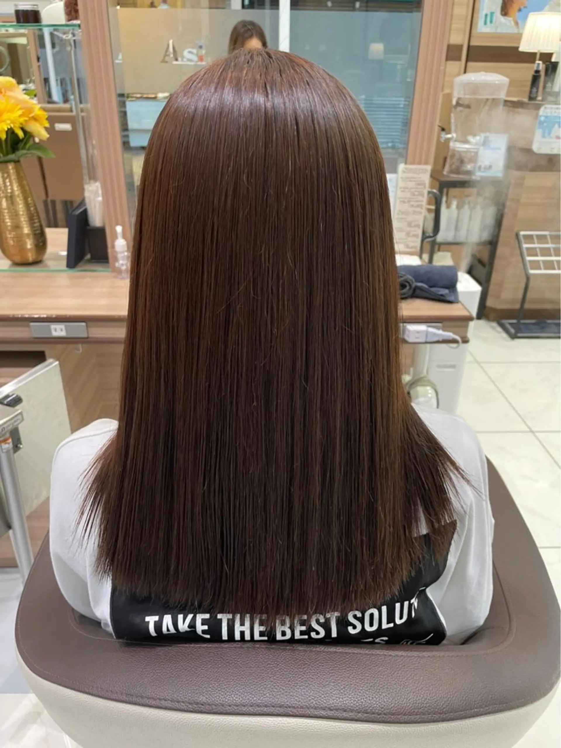 パーマ 縮毛矯正 伊佐 愛のヘアスタイル
