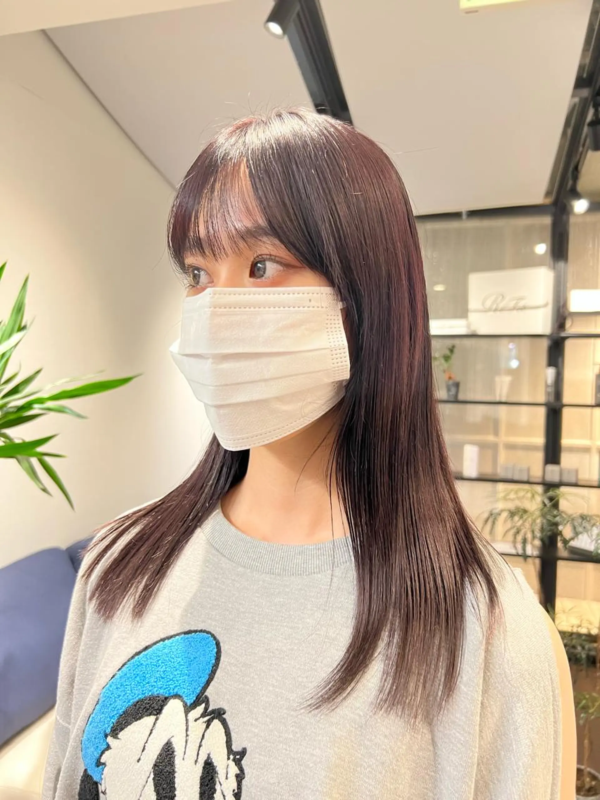 セミロング カラー パープルカラー 渋谷🌈透明感カラー レイヤー/mikuのヘアスタイル