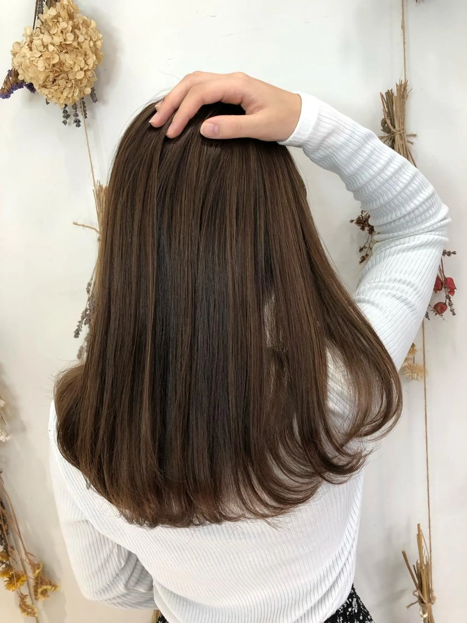 ロング パーマ 縮毛矯正/髪質改善 /韓国風　山川春輝のヘアスタイル