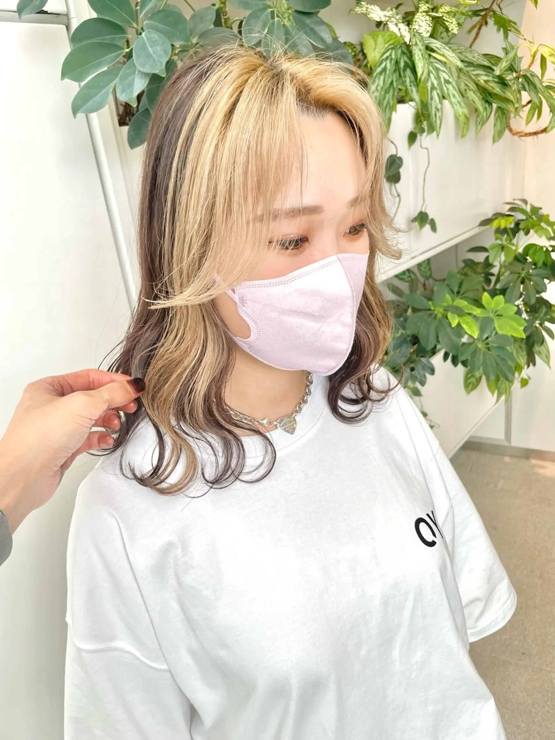 ミディアム ヘアカラー 完全個室サロン💐 代表取締役💐梶谷のヘアスタイル