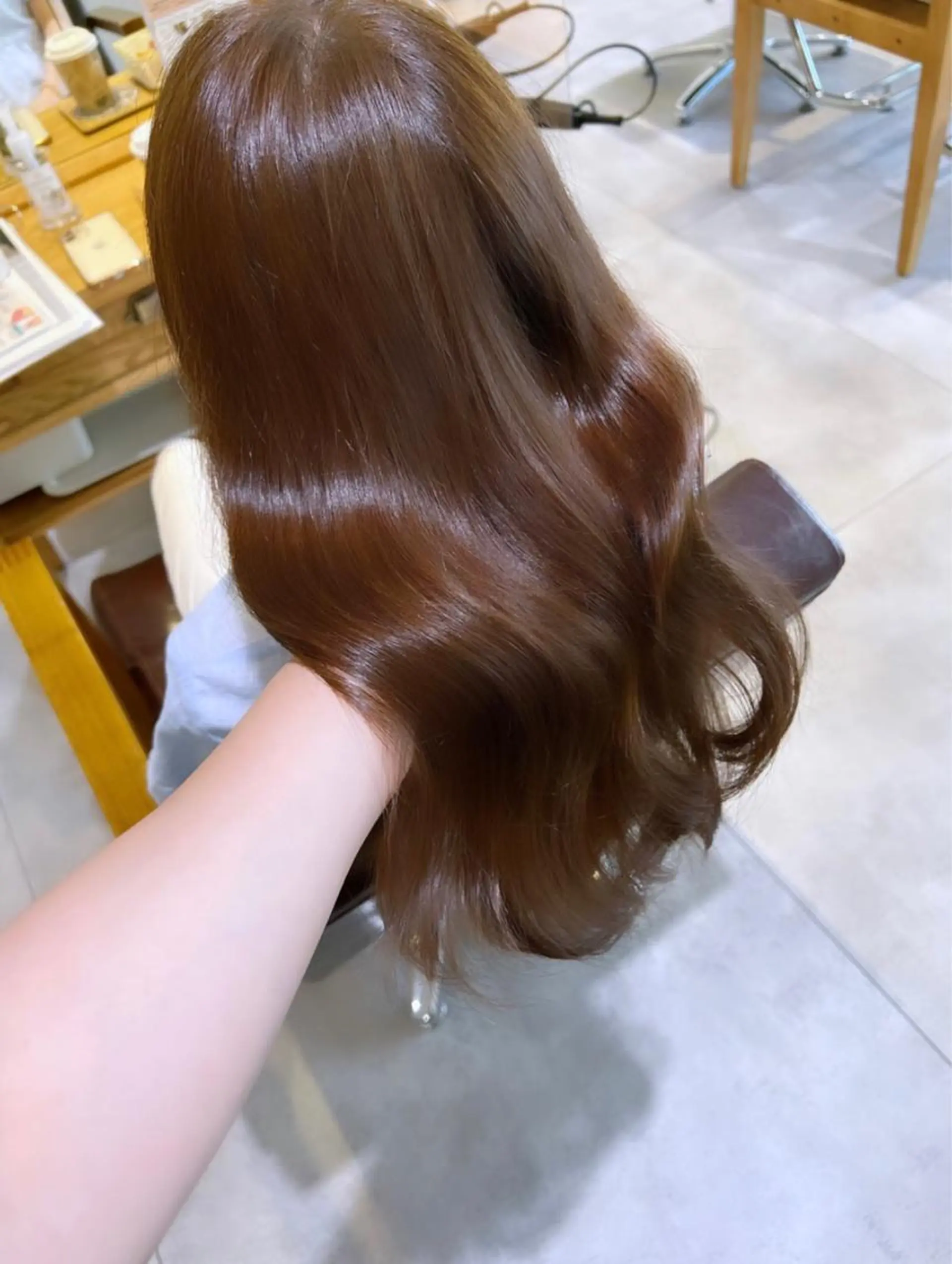 ロング カラー カット トリートメント 韓国ヘア×髪質改善 /yoshikaのヘアスタイル