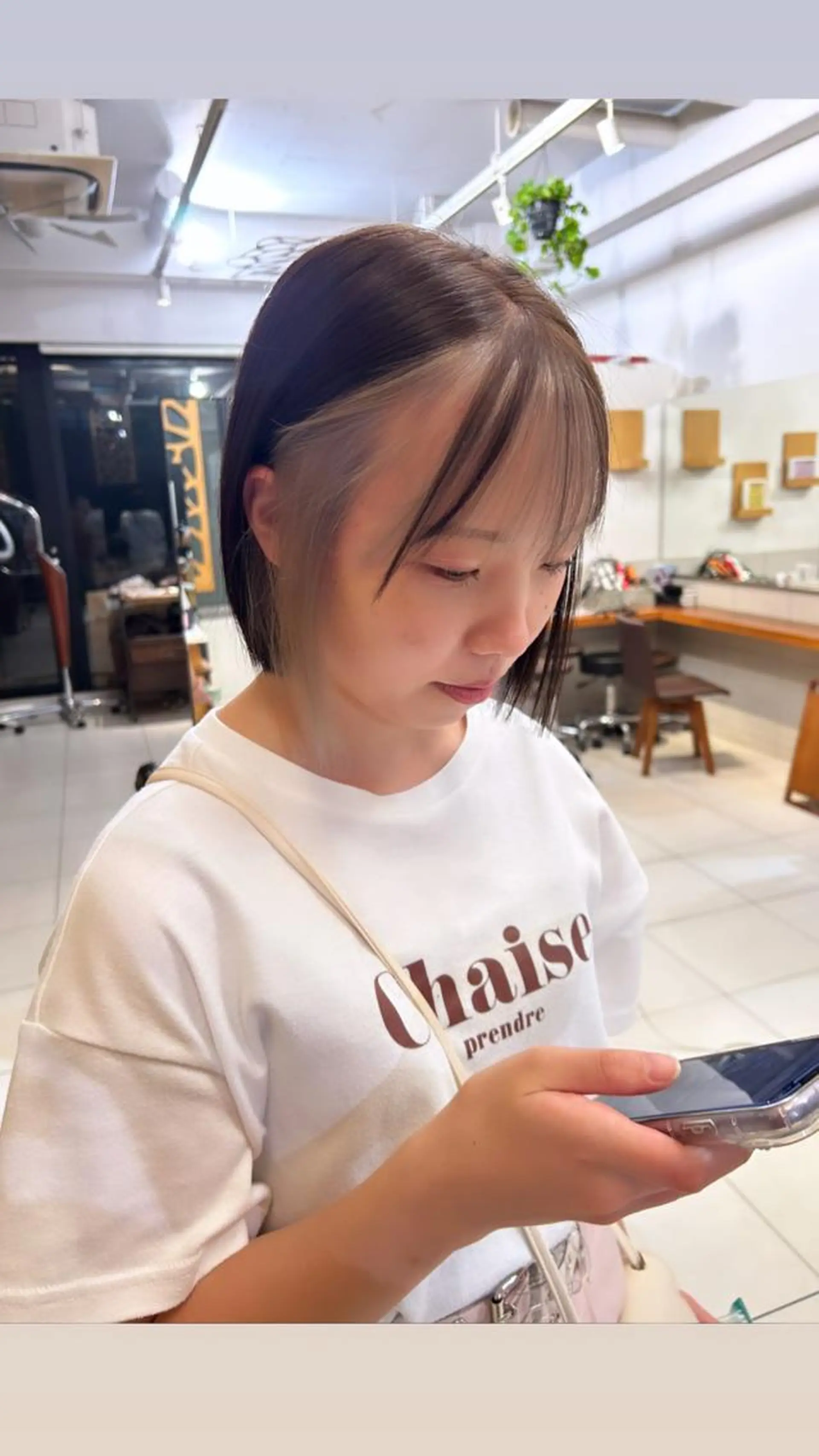 ミディアム カラー ミストバング  フェイスフレーミング ヘアカラー 艶カラー/耳つぼ/ 浴衣着付け/渡辺奈緒のその他イメージ