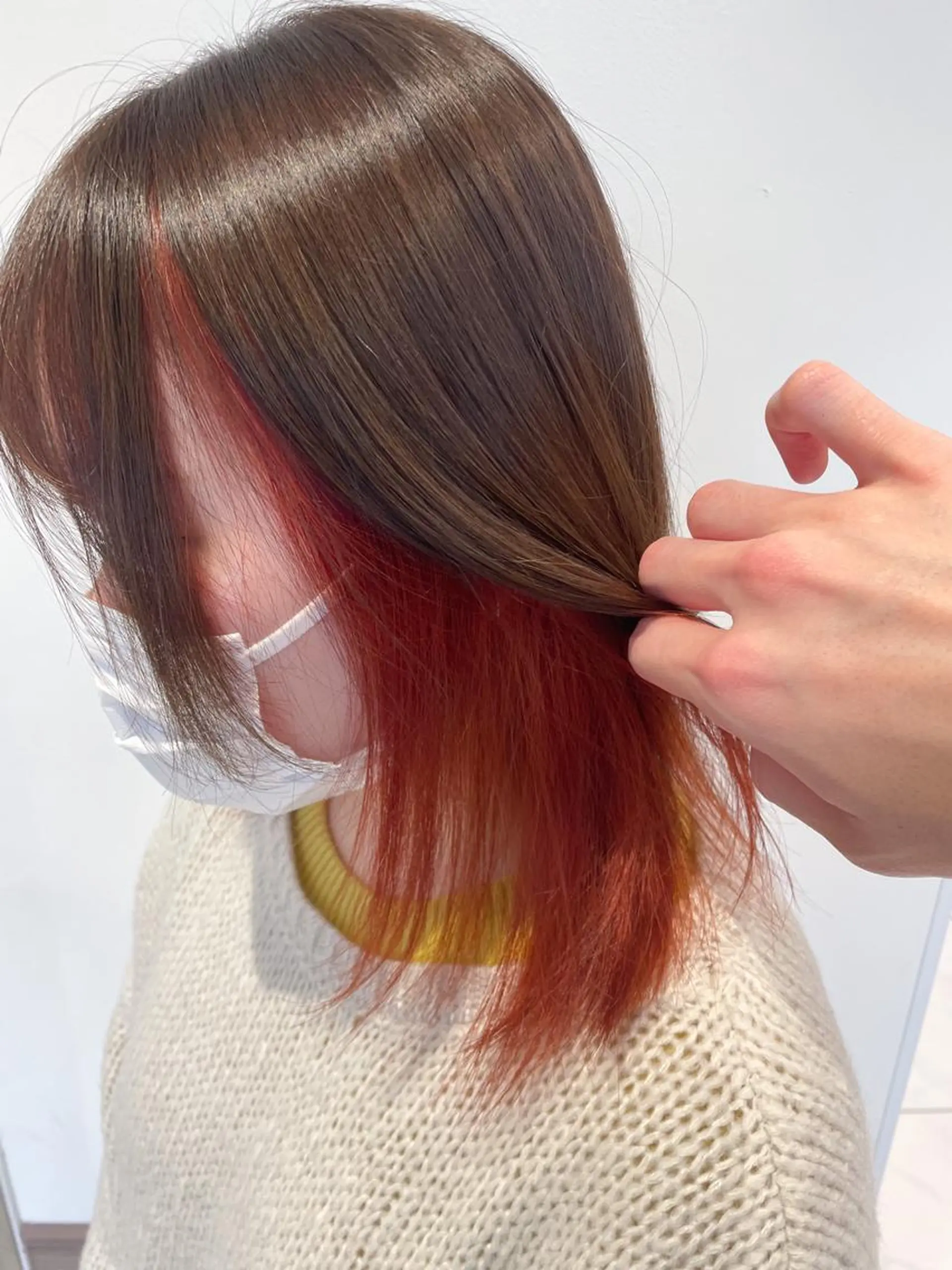 セミロング カラー mahalo hair design所属・ハイトーン特化 川井優汰のヘアスタイル