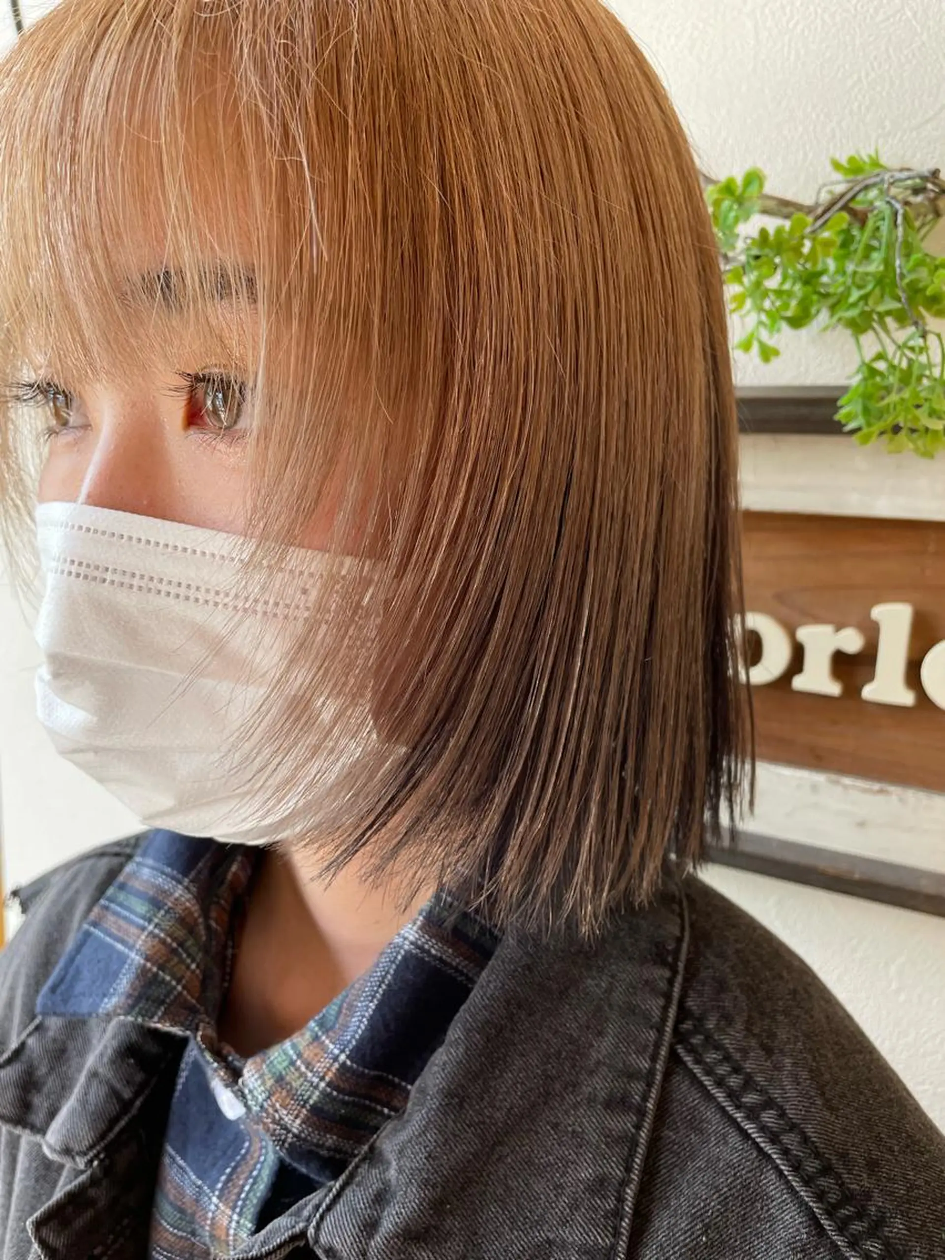 ショート カット ヘアカラー 仙台ブリーチカラー デザインカラーあすかのヘアスタイル