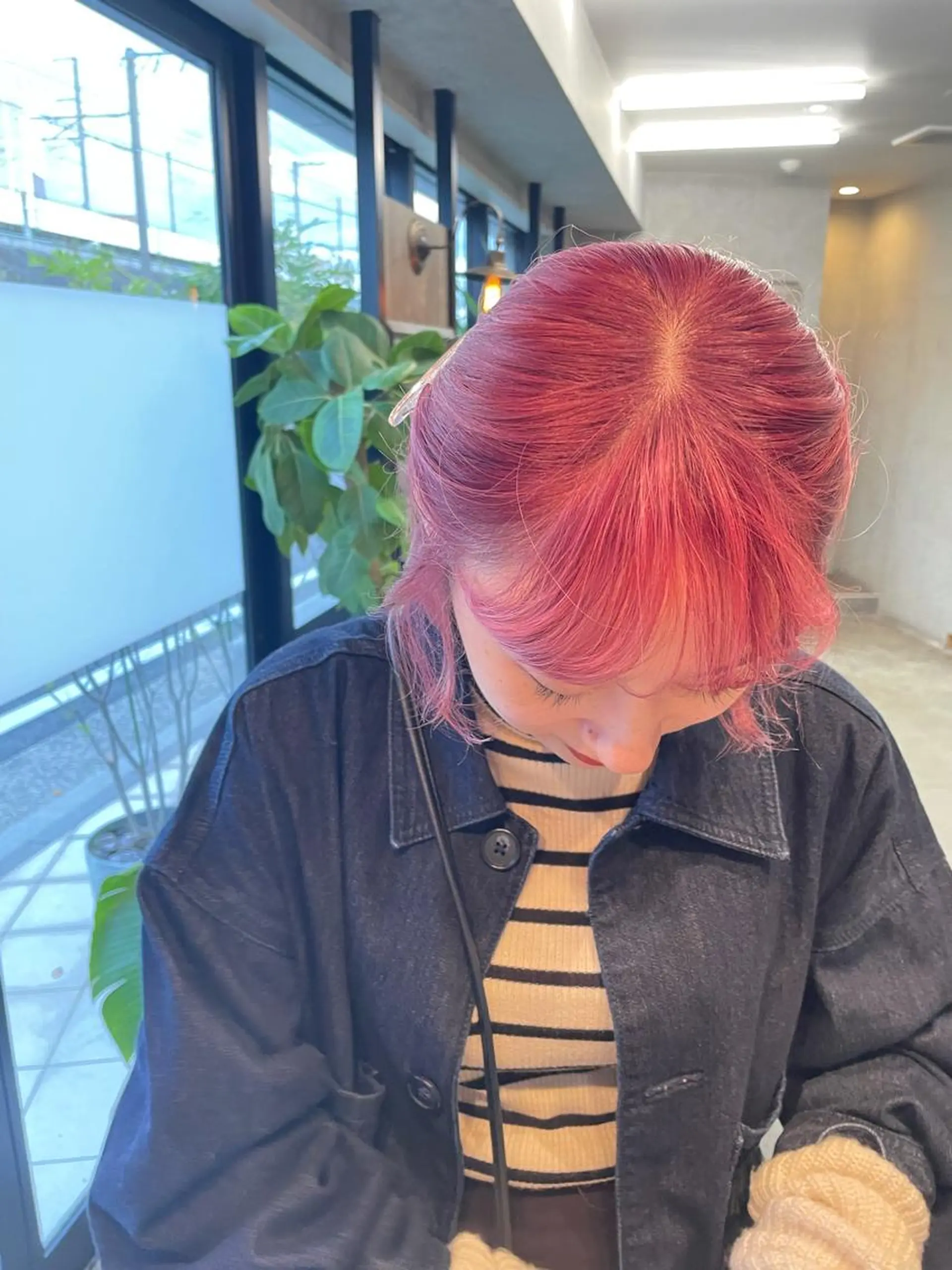 ショート カラー THREE...HAKATA　BLEACH所属・Riri /ヘアセットのヘアスタイル