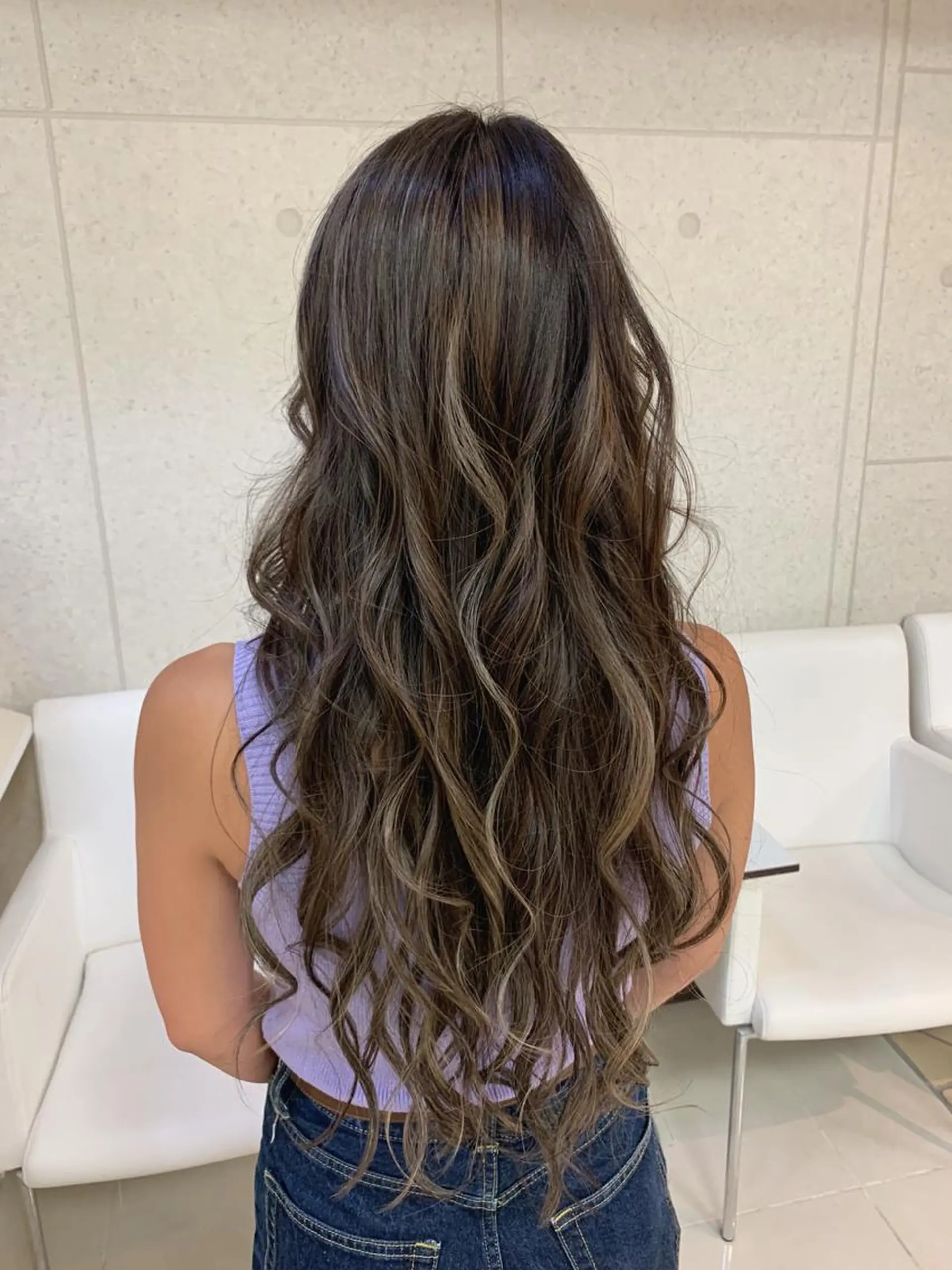 ロング カラー ハイライトカラー ハイライト カット ヘアカラー トリートメント お悩み解決✨ ASAMIのヘアスタイル