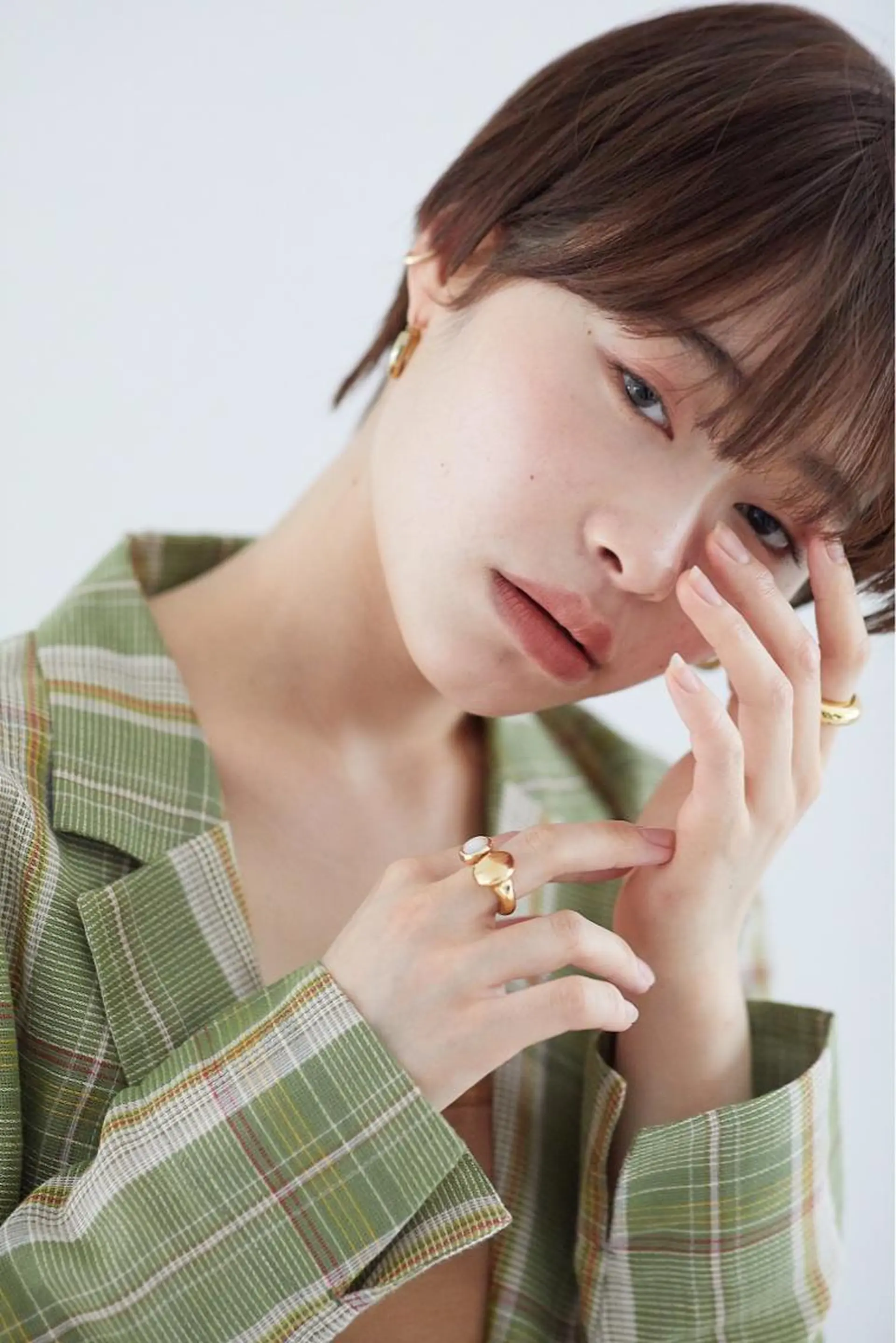 ショート カラー カット ヘアカラー トリートメント ショート ボブ 梅田 木戸健人のヘアスタイル