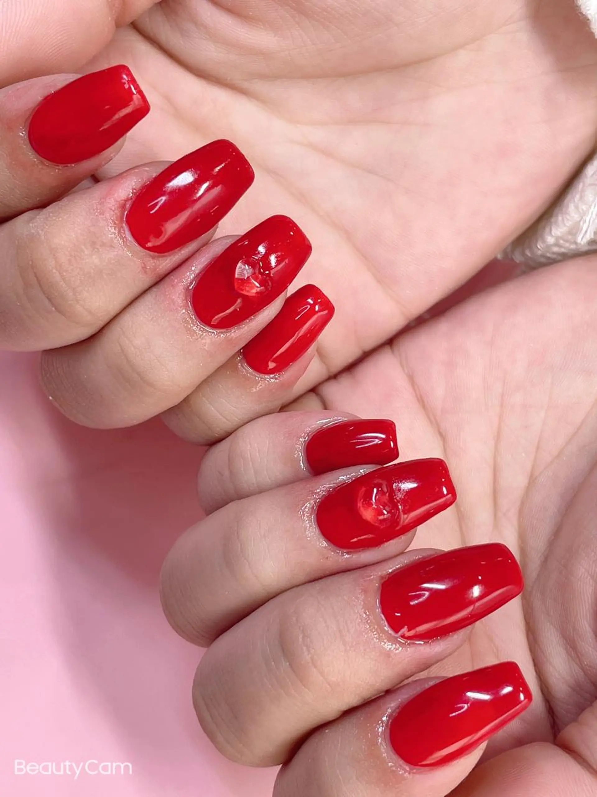 ミディアム ネイル ハンドネイル 《LB》ラブリエ Nail&eyeのマツエク・マツパデザイン