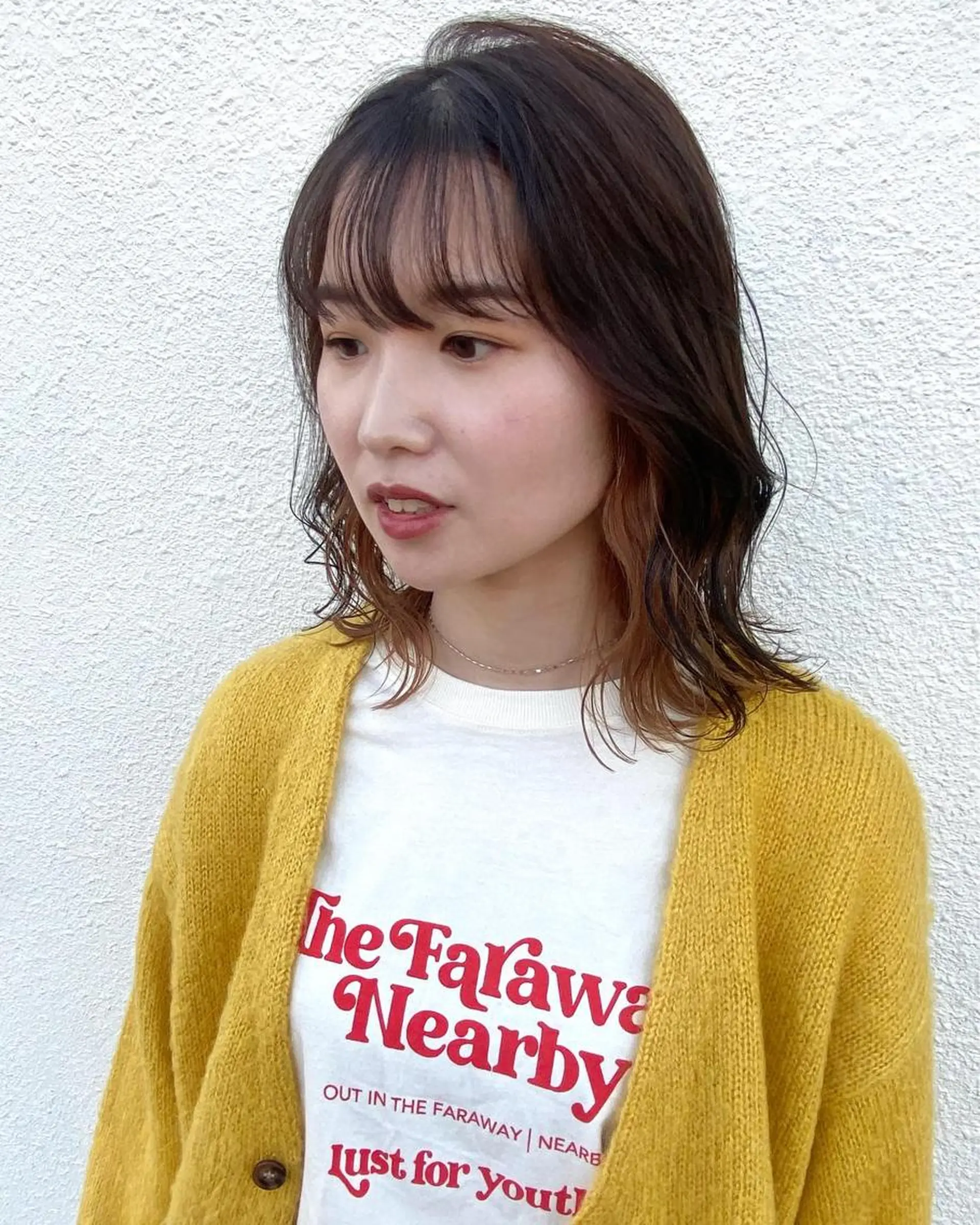 ミディアム ヘアカラー パーマ YUIMARL岡山店 MIRAIのヘアスタイル