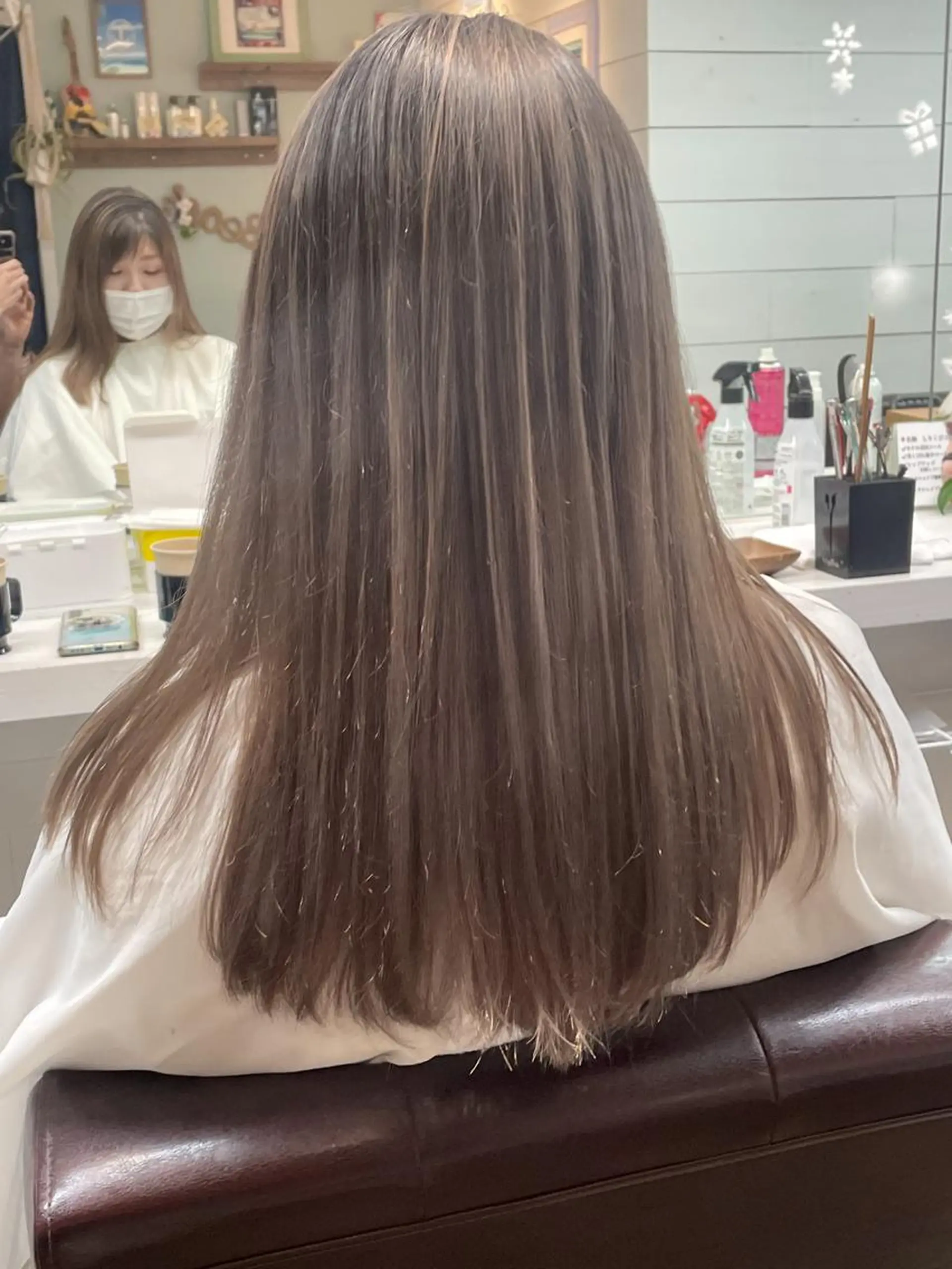 ロング salowin 原宿店所属・髪質改善ULTOWA 縮毛矯正モリムラのヘアスタイル