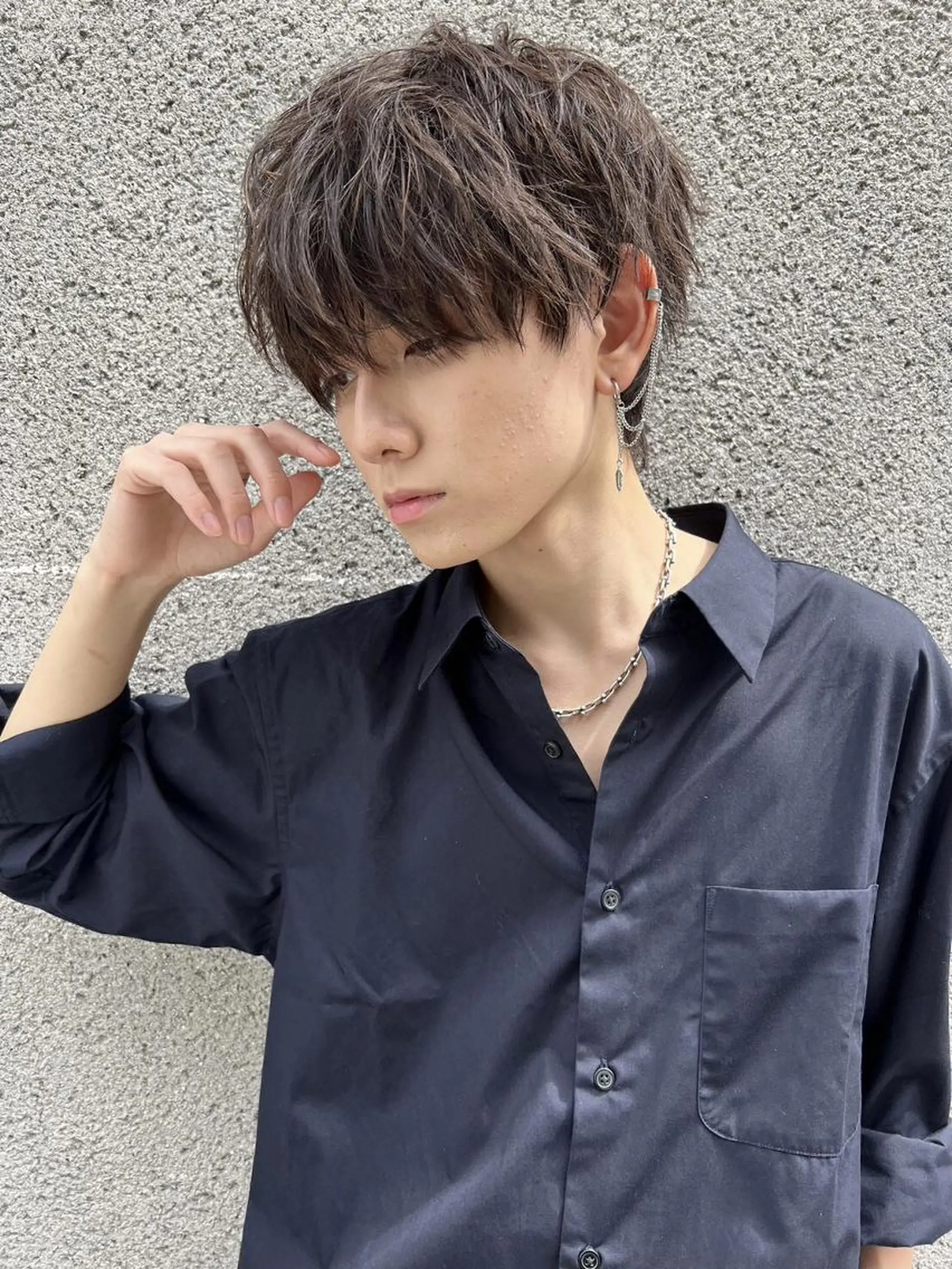 ショート パーマ メンズ ✨【公式】渋谷メンズ サロン BLUCK✨のヘアスタイル