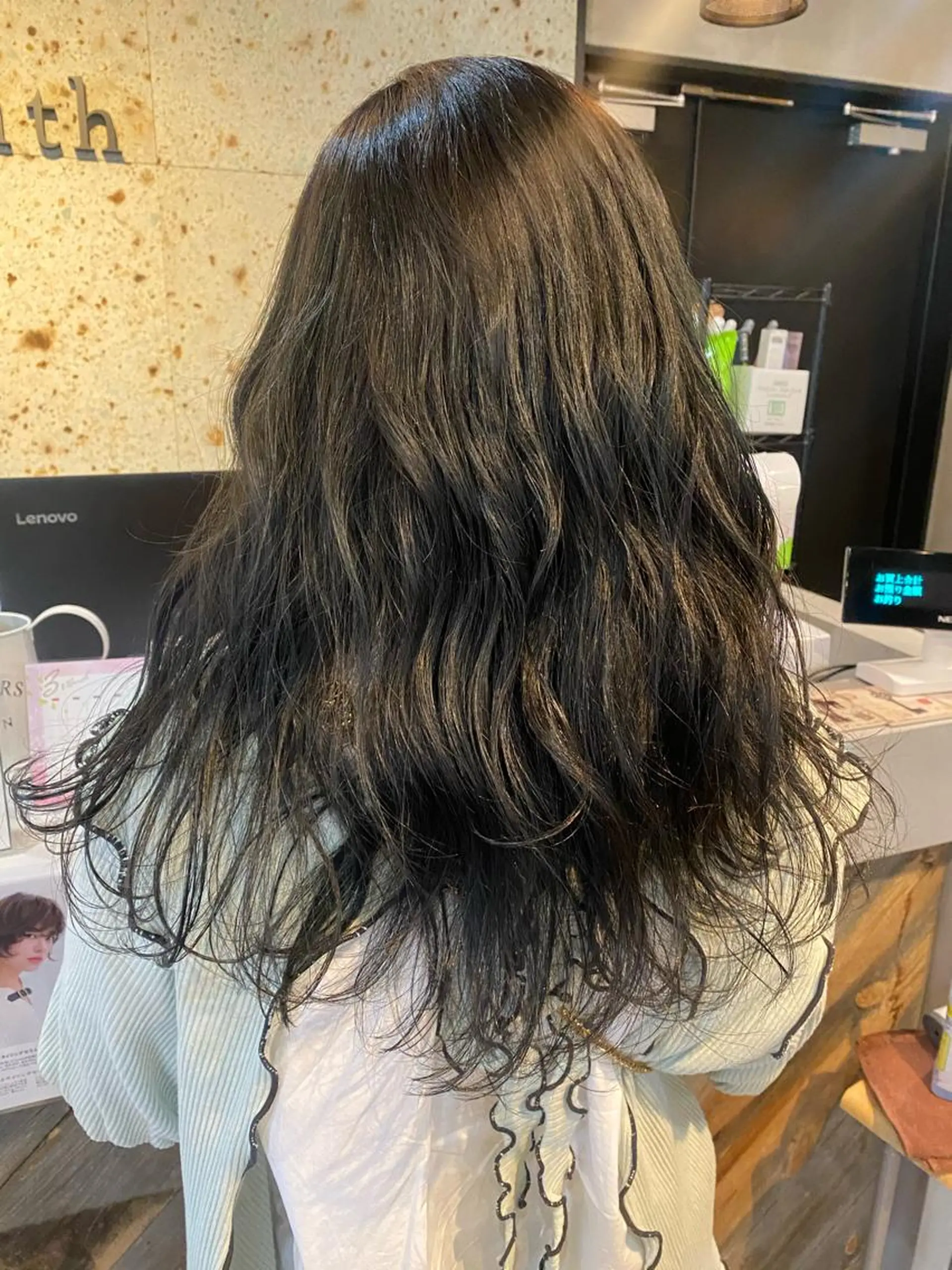 ロング ヘアカラー トリートメント sail所属・sail ミウのヘアスタイル
